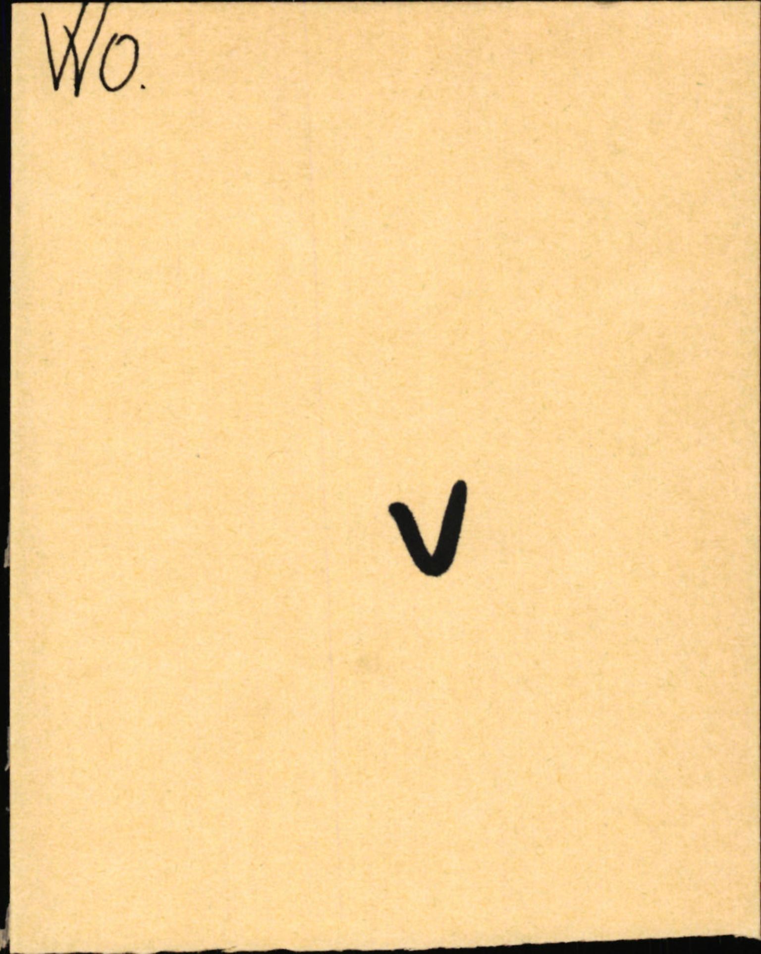 Statens vegvesen, Hordaland vegkontor, SAB/A-5201/2/Ha/L0061: R-eierkort W-Ø, 1920-1971, p. 1