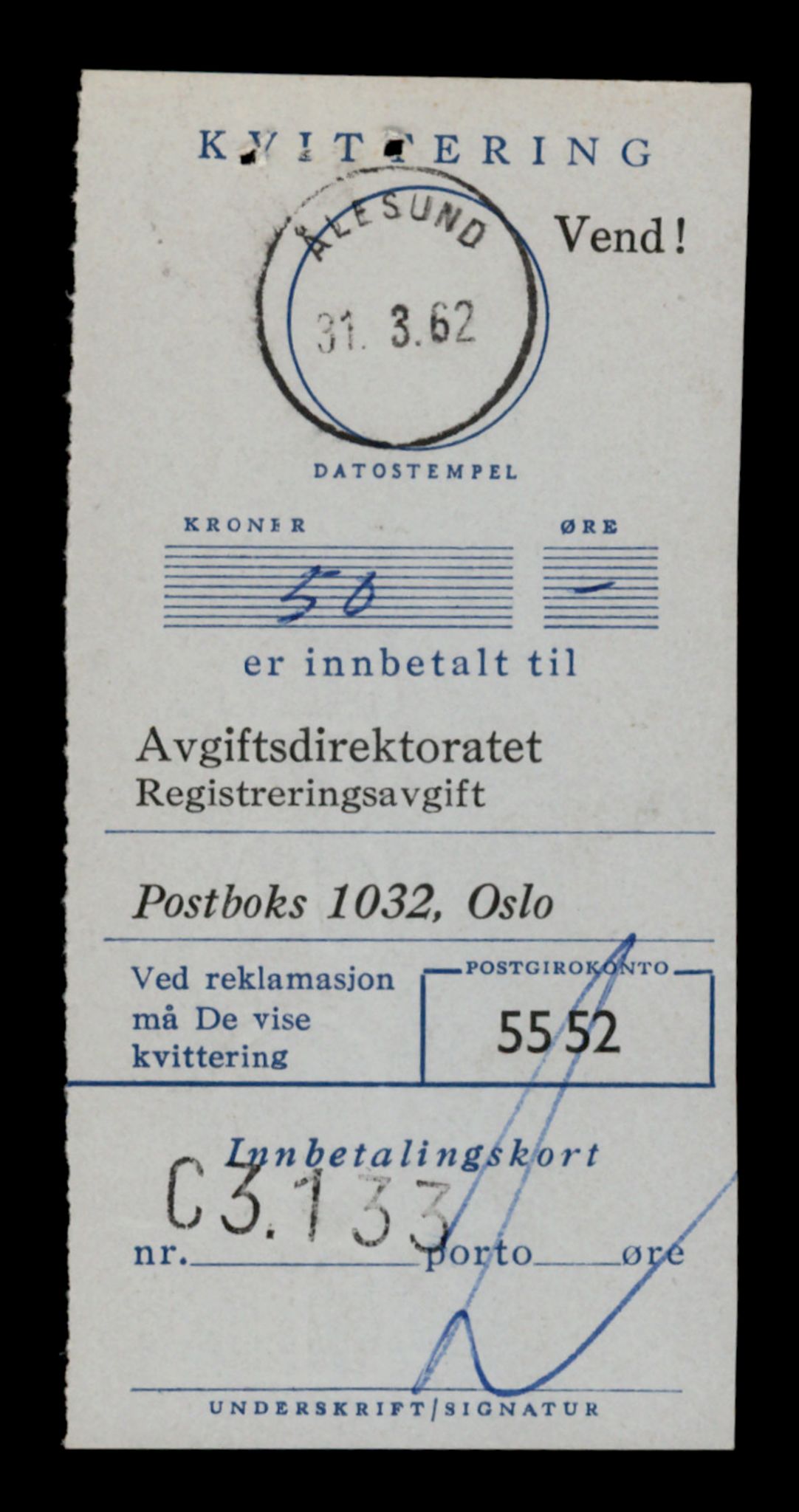 Møre og Romsdal vegkontor - Ålesund trafikkstasjon, SAT/A-4099/F/Fe/L0039: Registreringskort for kjøretøy T 13361 - T 13530, 1927-1998, p. 2490