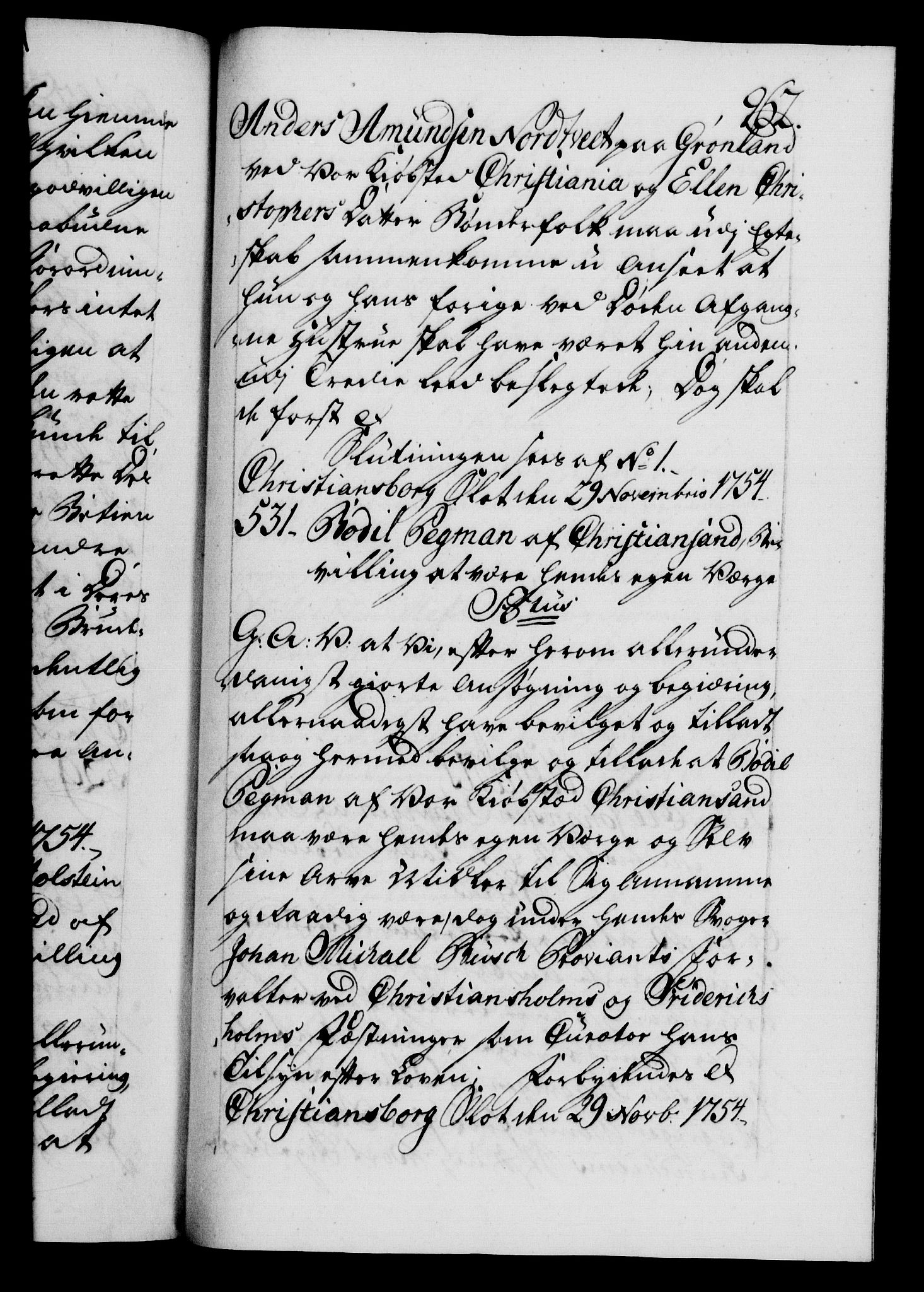 Danske Kanselli 1572-1799, AV/RA-EA-3023/F/Fc/Fca/Fcaa/L0038: Norske registre, 1753-1754, p. 962a