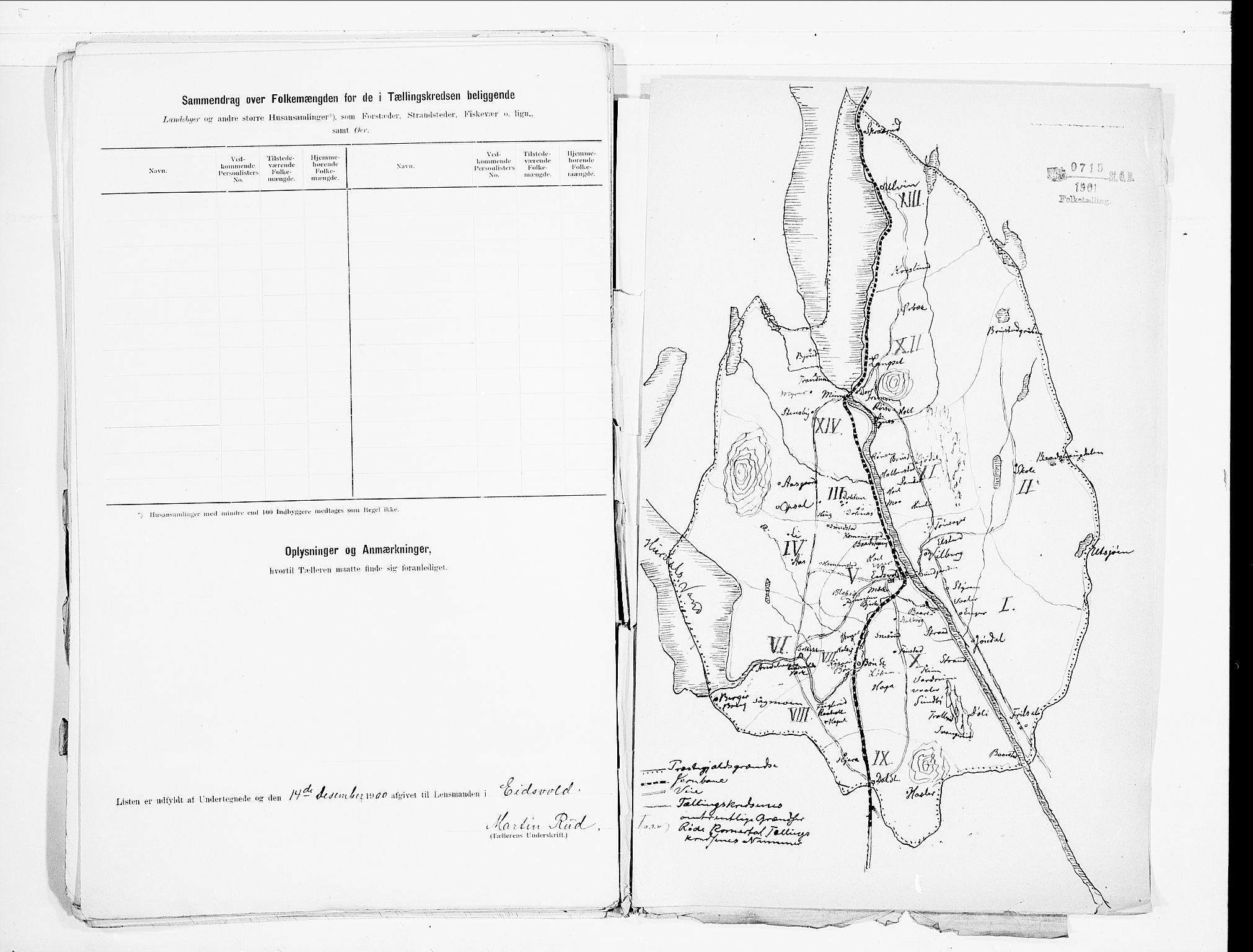 SAO, 1900 census for Eidsvoll, 1900, p. 45