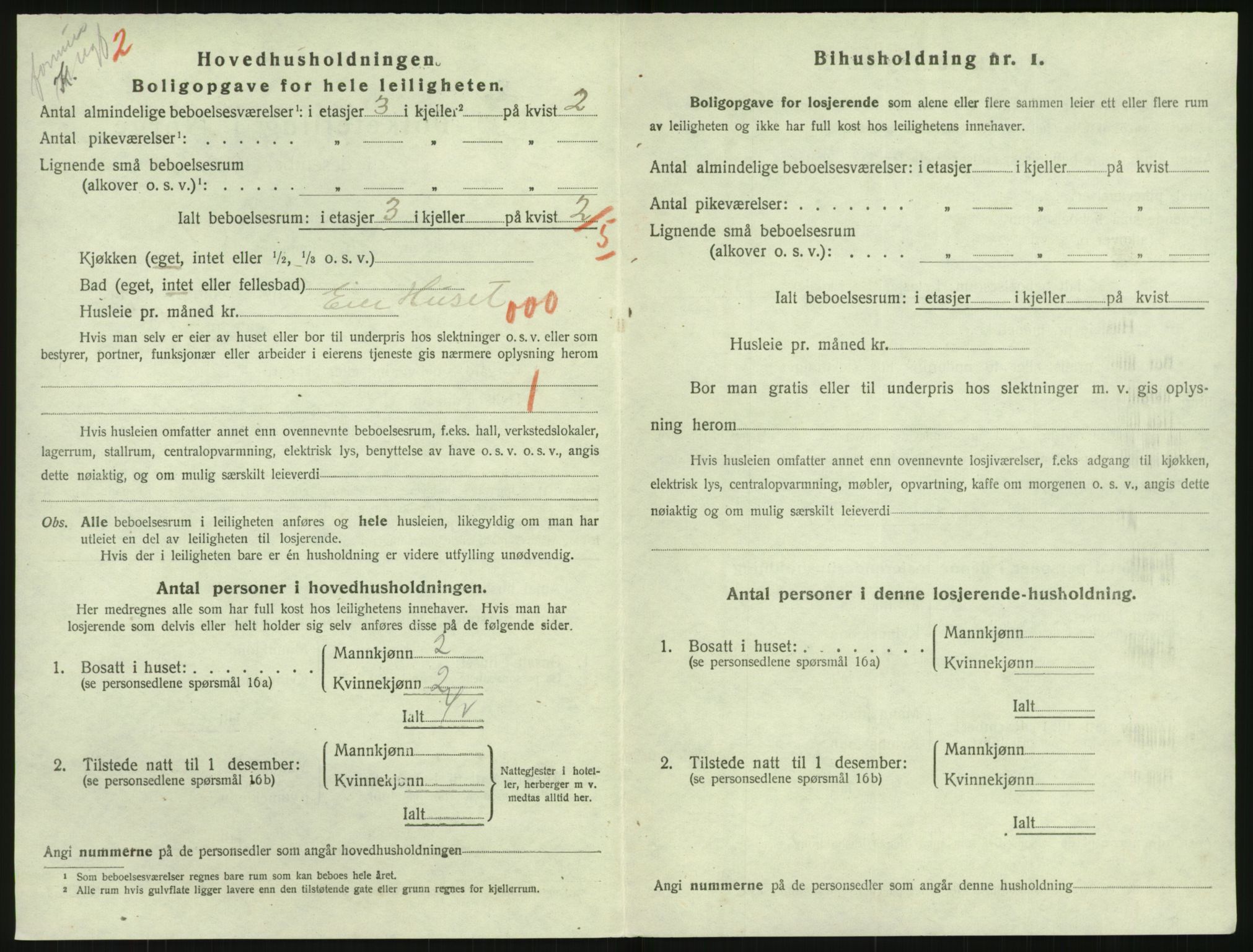 SAK, 1920 census for Lillesand, 1920, p. 1022