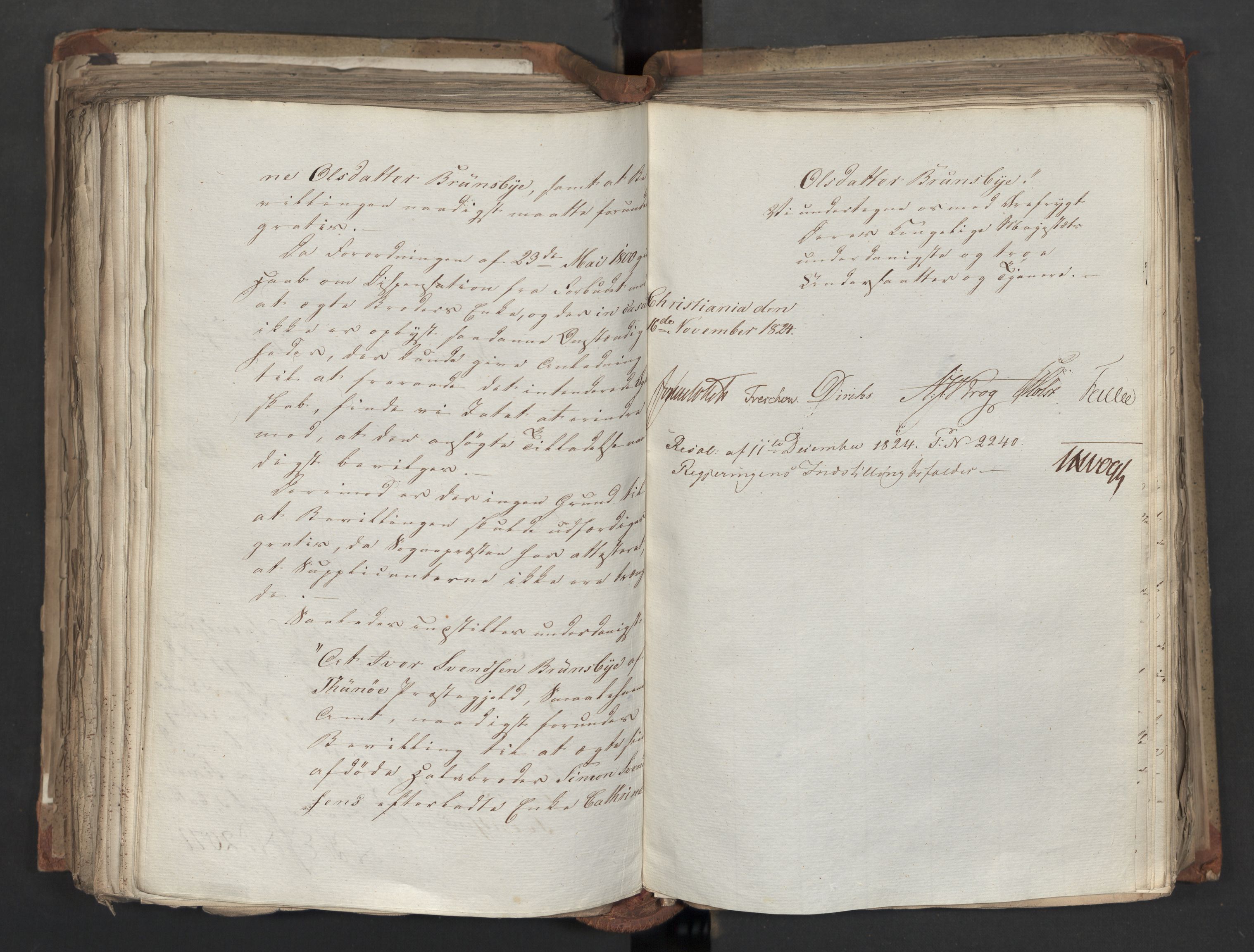Statsrådsavdelingen i Stockholm, AV/RA-S-1003/D/Da/L0040: Regjeringsinnstillinger nr. 1947-2203, 1824, p. 396