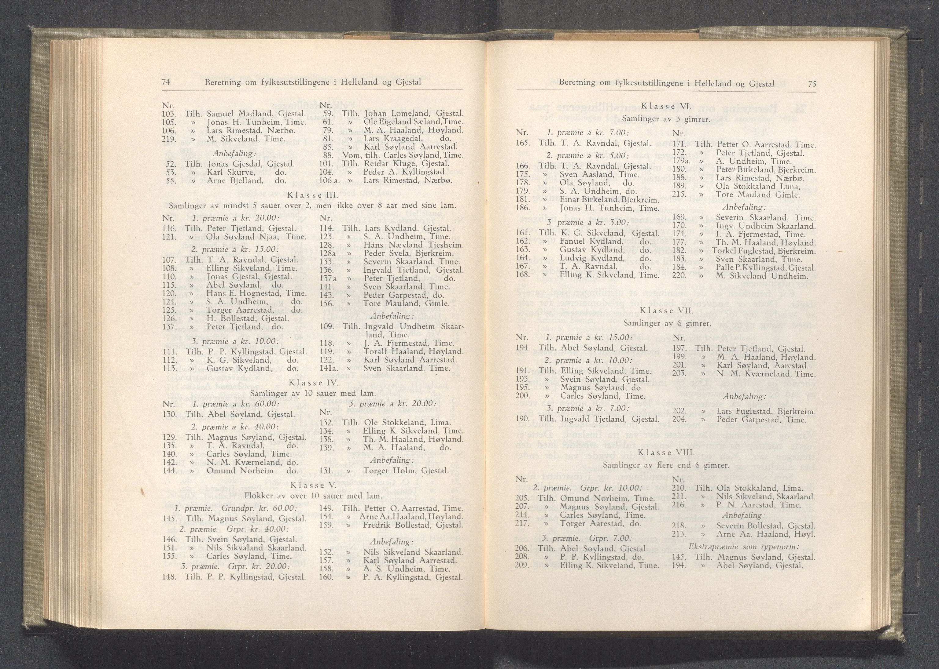 Rogaland fylkeskommune - Fylkesrådmannen , IKAR/A-900/A/Aa/Aaa/L0041: Møtebok , 1922, p. 74-75