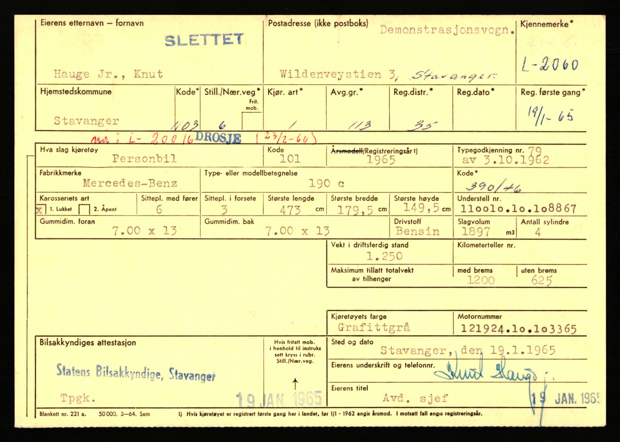 Stavanger trafikkstasjon, AV/SAST-A-101942/0/F/L0006: L-1700 - L-2149, 1930-1971, p. 1585