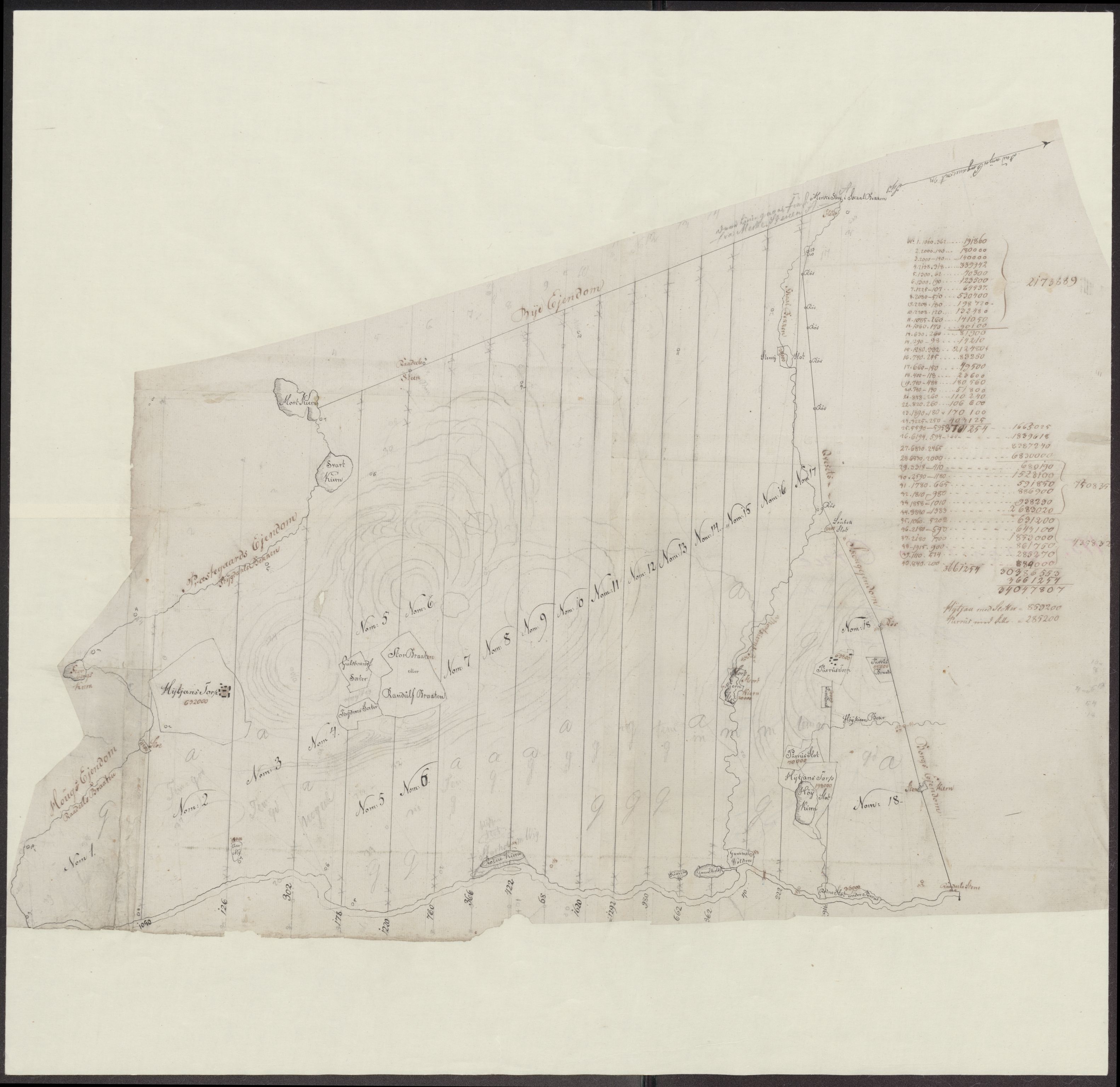 Kartsamlingen - Statsarkivet i Hamar, AV/SAH-KART-001/F/Fa/L0001: Kart, 1629-1992, p. 194