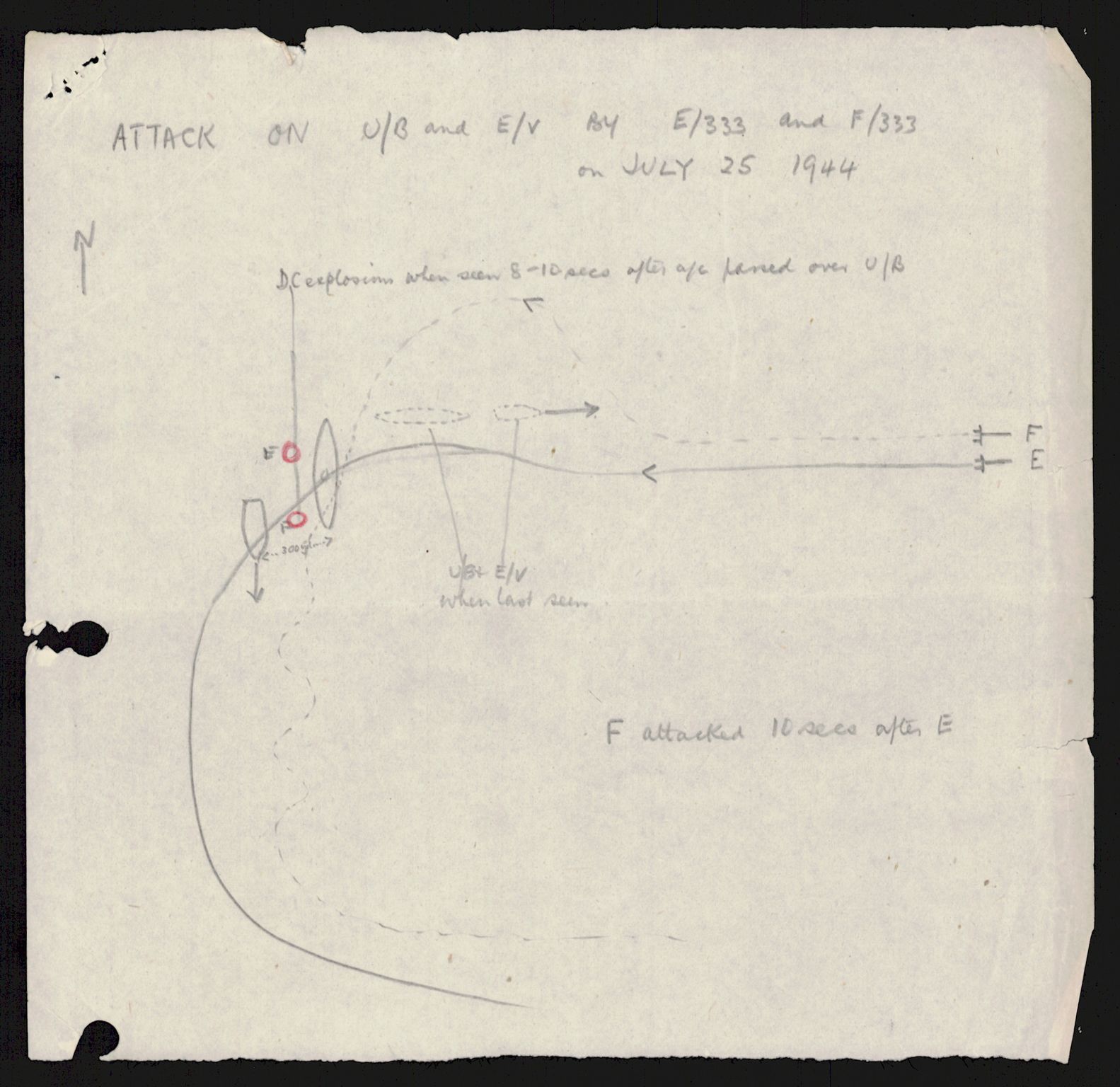 Forsvaret, 333 Skvadron, RA/RAFA-2003/1/Da/L0041: Combat, Crash and and Circumstantial Reports , 1943-1945, p. 135