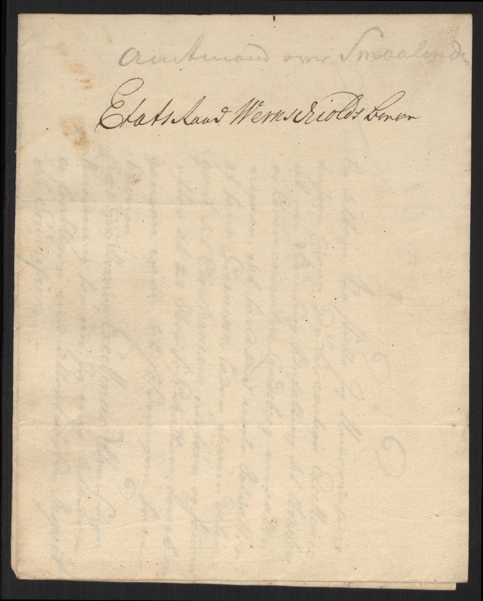 Kommanderende general (KG I) med Det norske krigsdirektorium, AV/RA-EA-5419/D/L0060: Stattholderens, stiftamtmenns og amtmenns brev, 1720-1730, p. 23