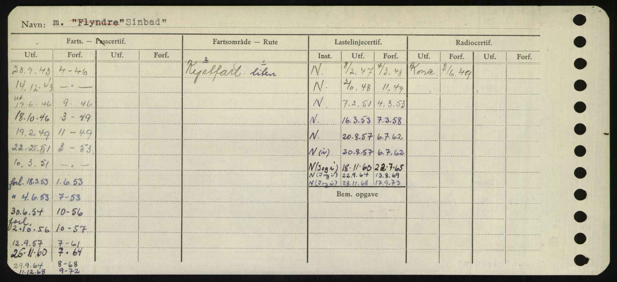 Sjøfartsdirektoratet med forløpere, Skipsmålingen, RA/S-1627/H/Hd/L0033: Fartøy, Sevi-Sjø, p. 192