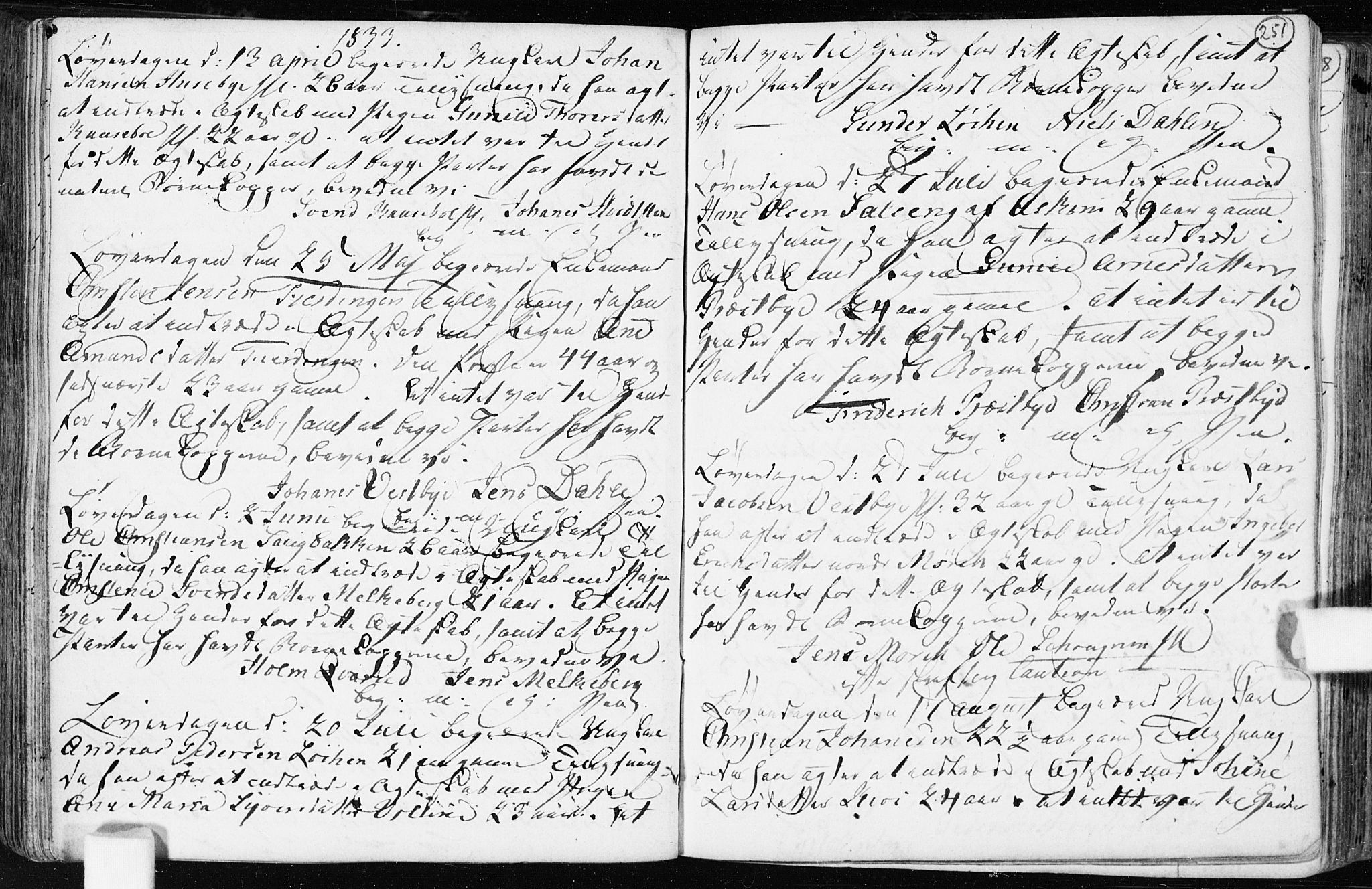 Spydeberg prestekontor Kirkebøker, AV/SAO-A-10924/F/Fa/L0003: Parish register (official) no. I 3, 1778-1814, p. 251