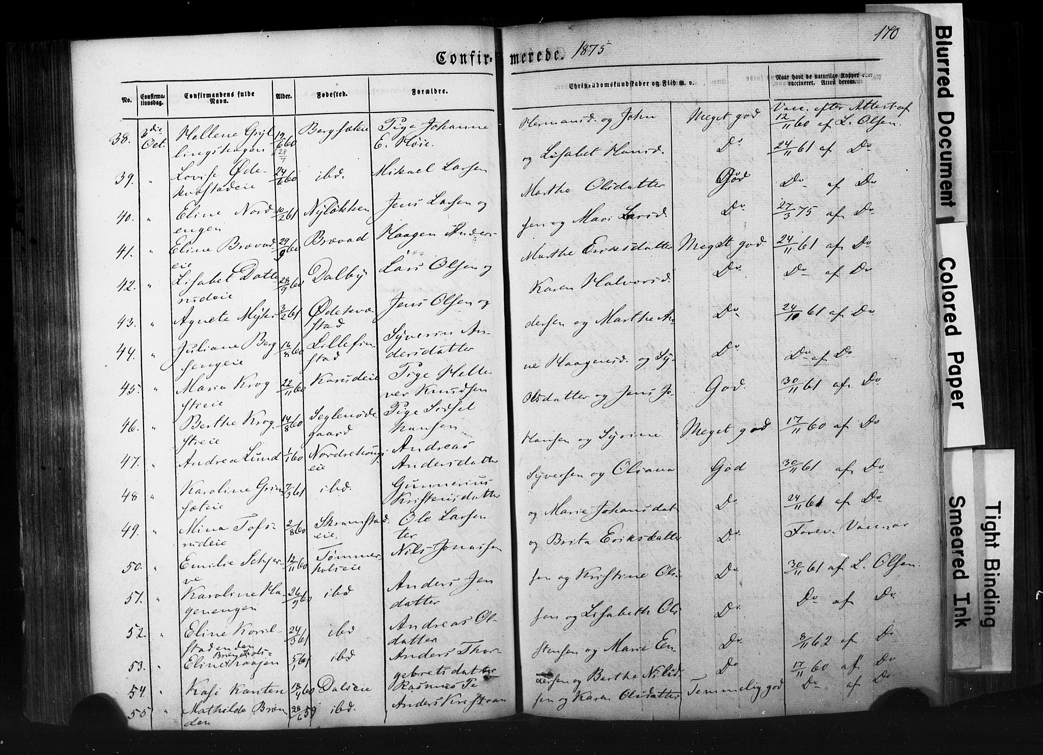 Løten prestekontor, AV/SAH-PREST-022/K/Ka/L0007: Parish register (official) no. 7, 1850-1859, p. 170