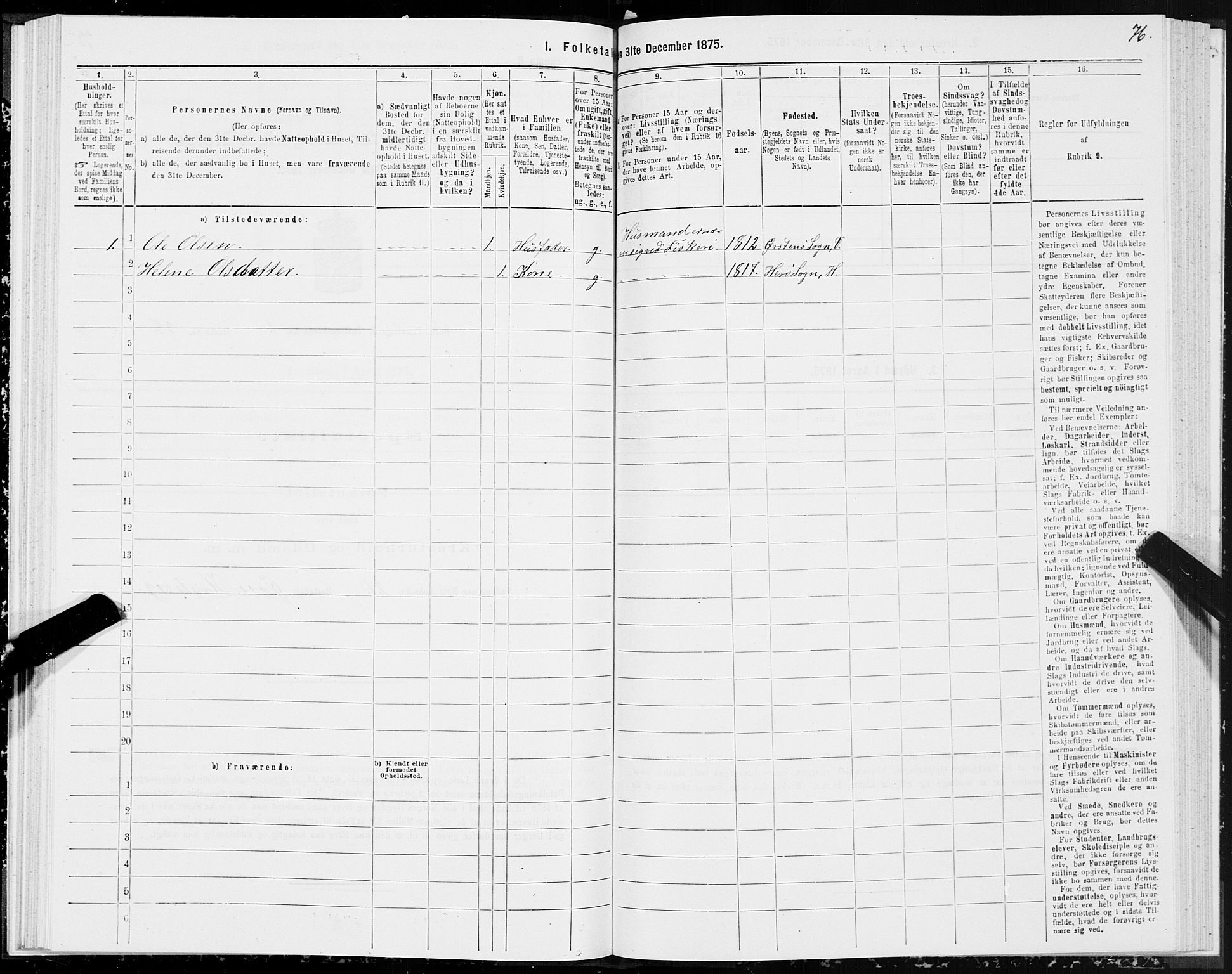 SAT, 1875 census for 1515P Herøy, 1875, p. 1076