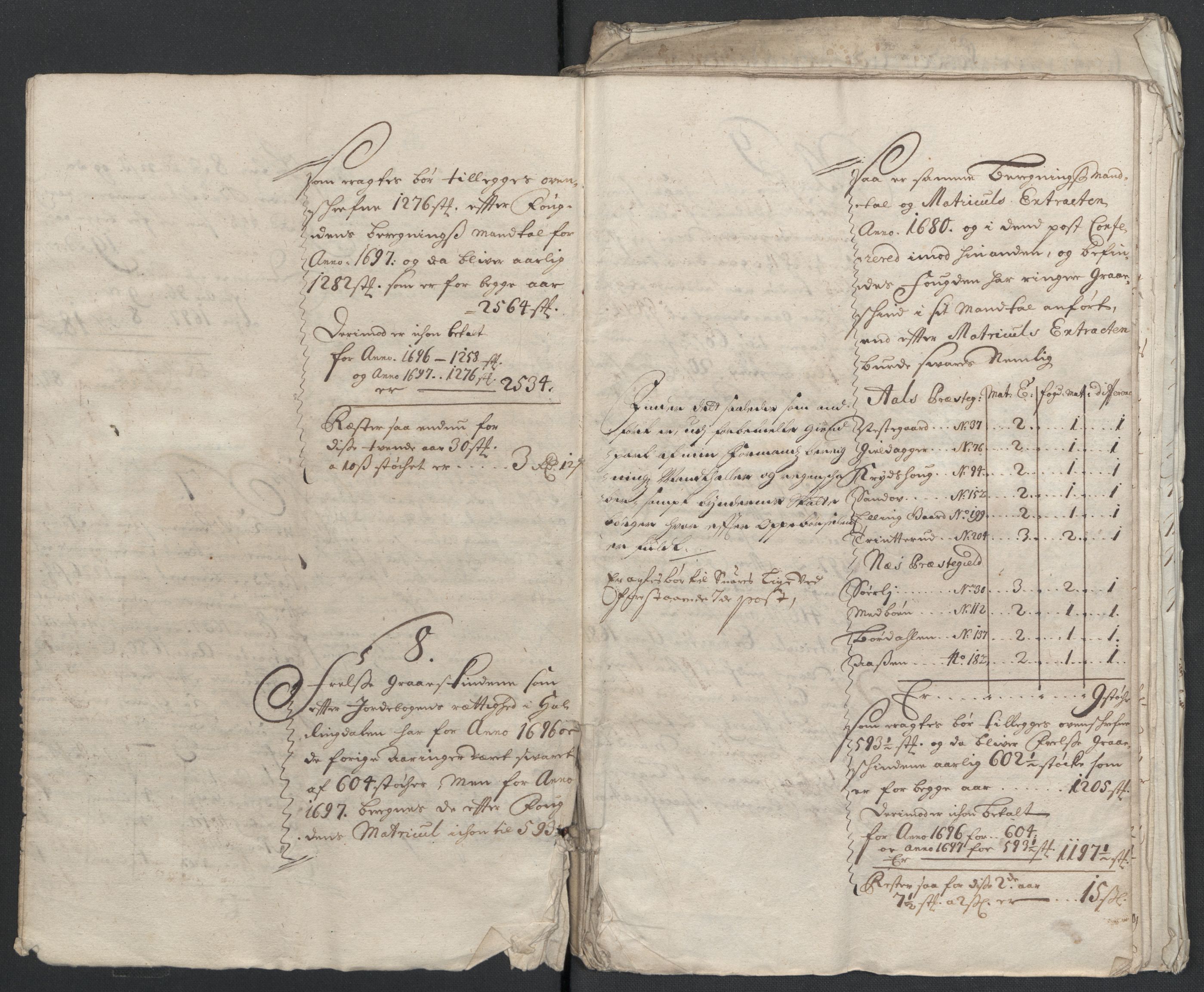 Rentekammeret inntil 1814, Reviderte regnskaper, Fogderegnskap, AV/RA-EA-4092/R22/L1454: Fogderegnskap Ringerike, Hallingdal og Buskerud, 1697, p. 351
