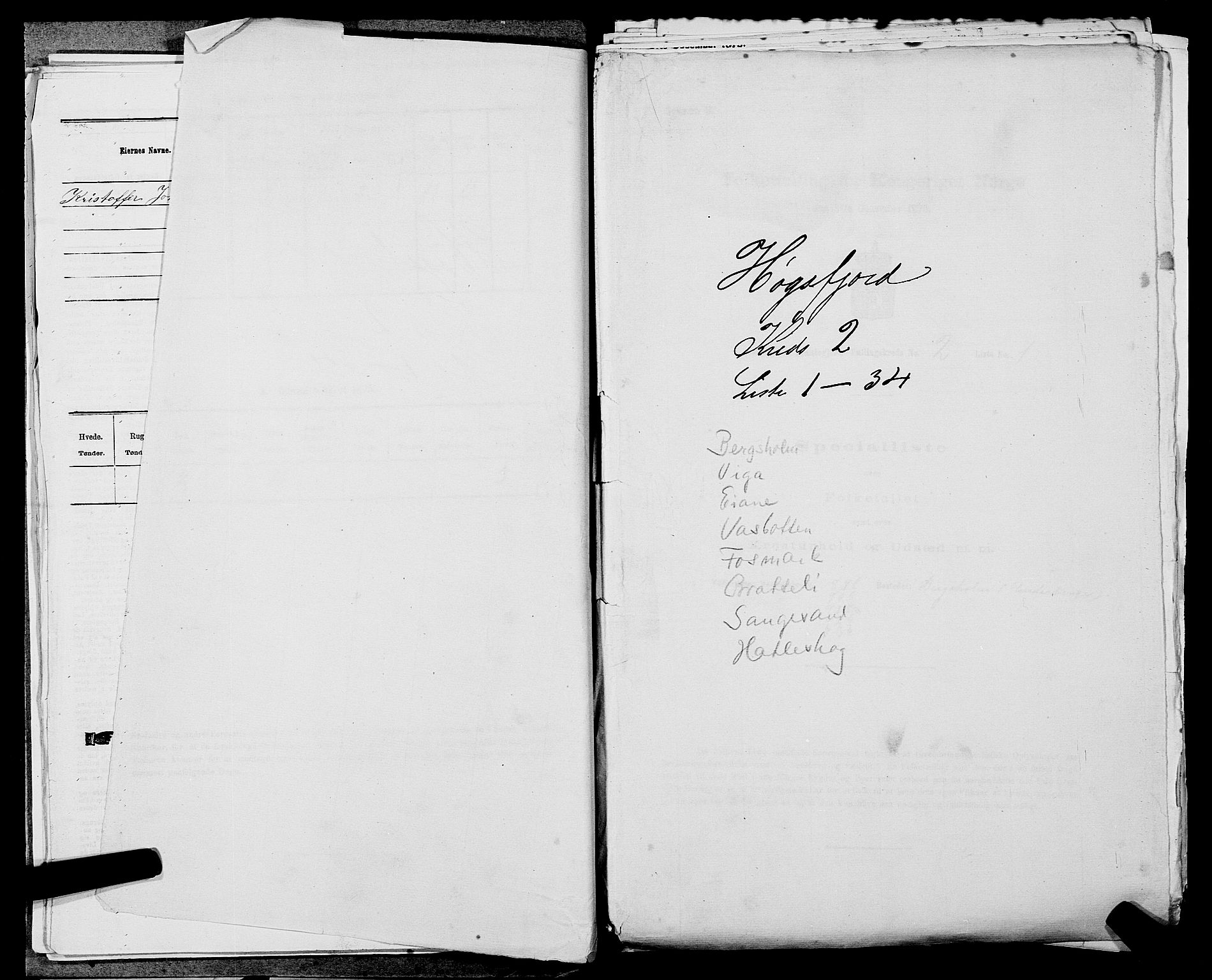 SAST, 1875 census for 1128P Høgsfjord, 1875, p. 165