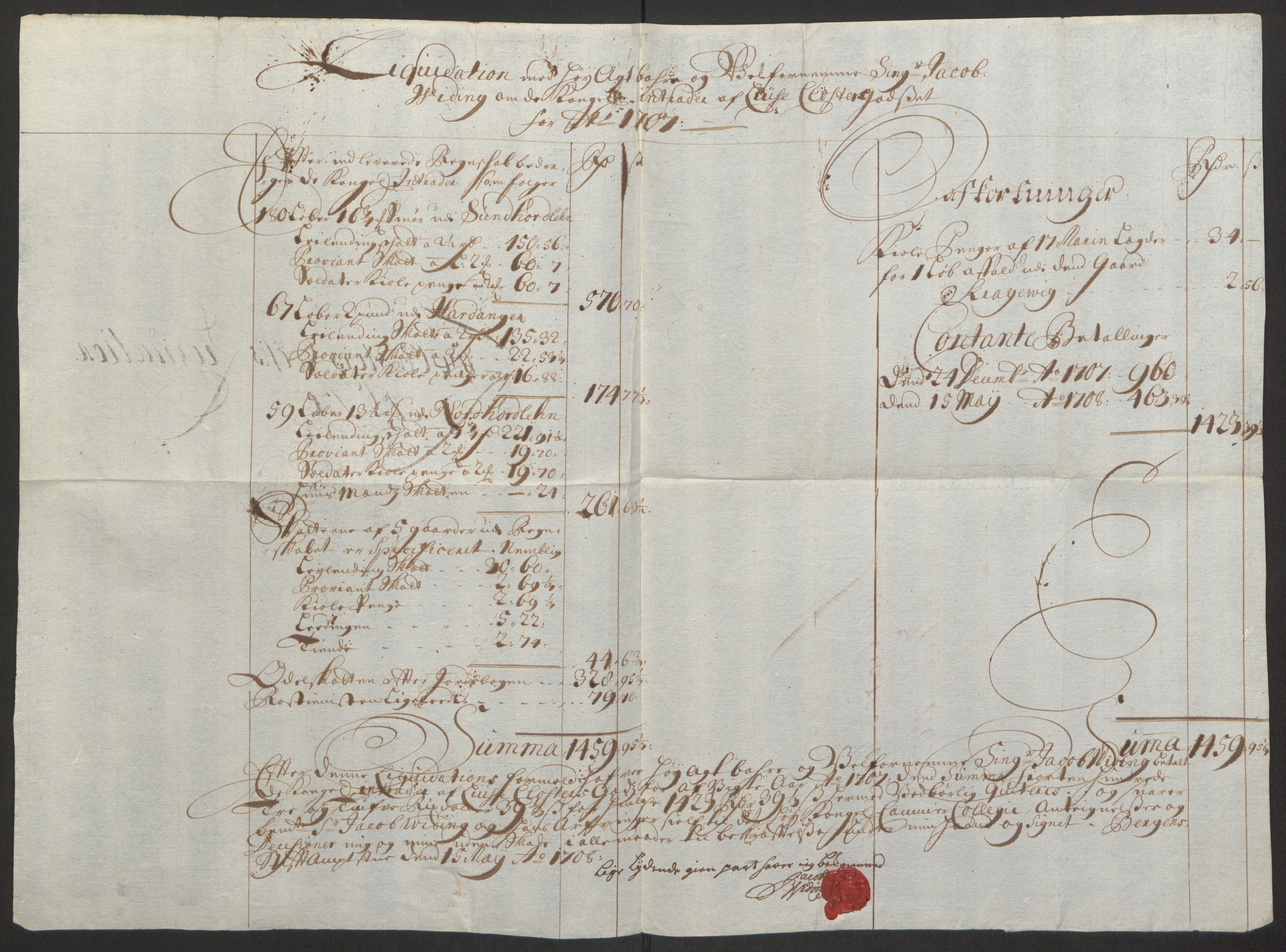 Rentekammeret inntil 1814, Reviderte regnskaper, Fogderegnskap, AV/RA-EA-4092/R50/L3159: Fogderegnskap Lyse kloster, 1691-1709, p. 271