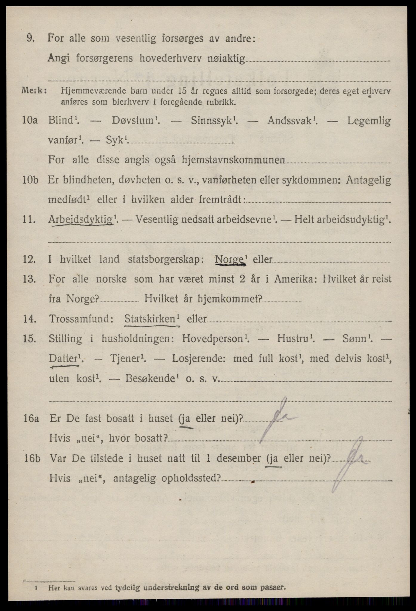SAT, 1920 census for Vigra, 1920, p. 1729