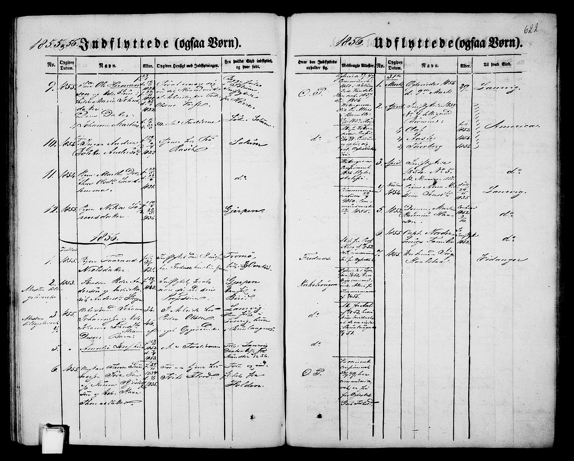 Porsgrunn kirkebøker , AV/SAKO-A-104/G/Gb/L0004: Parish register (copy) no. II 4, 1853-1882, p. 622