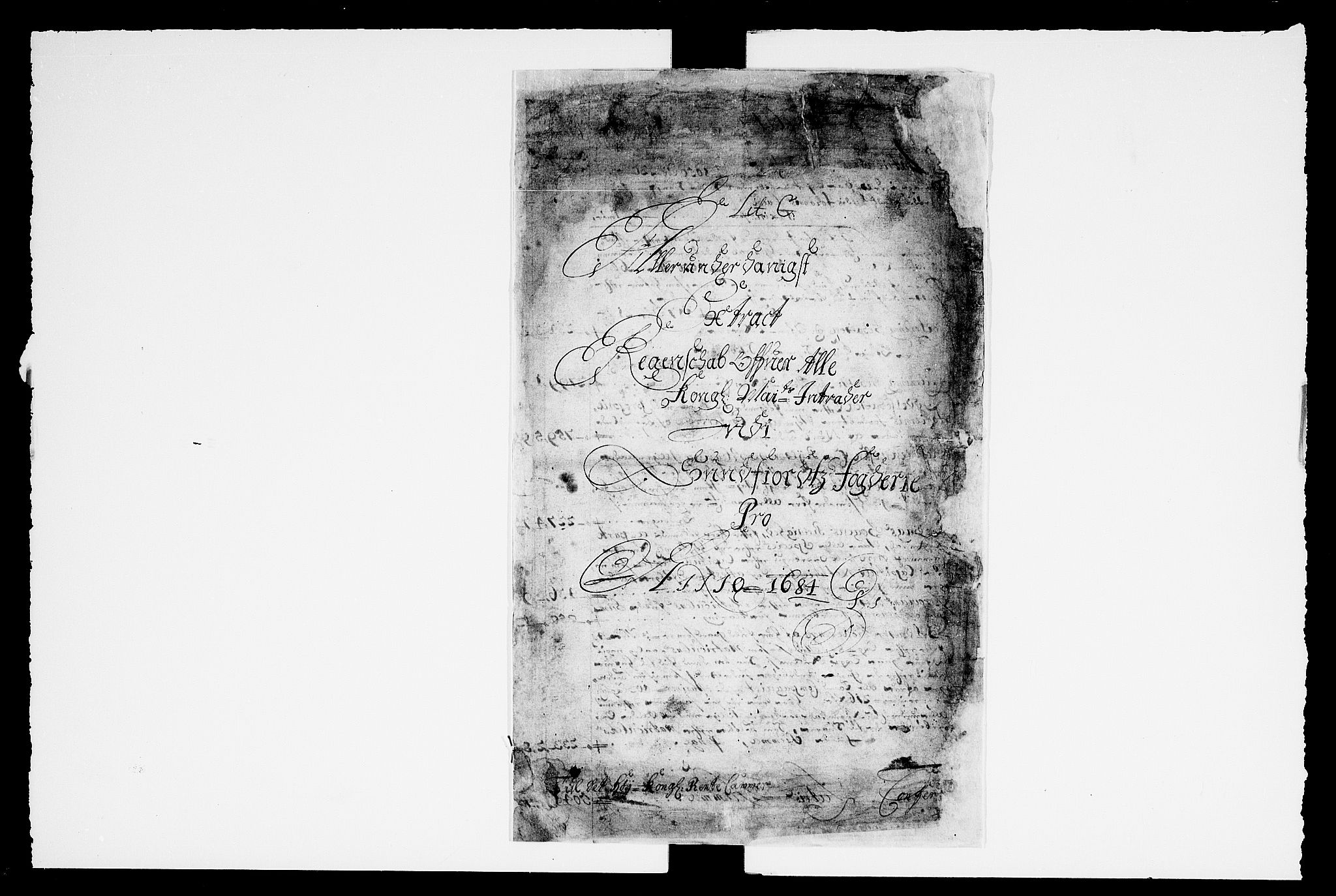 Rentekammeret inntil 1814, Reviderte regnskaper, Stiftamtstueregnskaper, Bergen stiftamt, AV/RA-EA-6043/R/Rc/L0096: Bergen stiftamt, 1672-1687