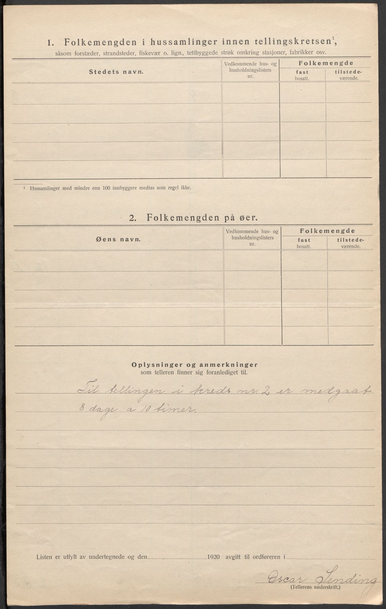 SAKO, 1920 census for Ytre Sandsvær, 1920, p. 13