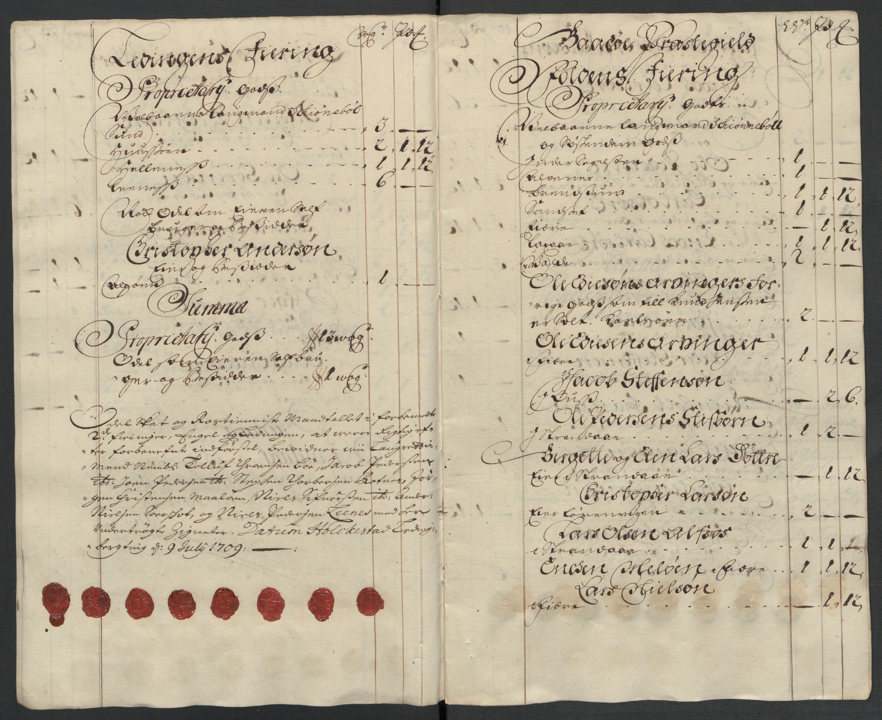 Rentekammeret inntil 1814, Reviderte regnskaper, Fogderegnskap, AV/RA-EA-4092/R66/L4581: Fogderegnskap Salten, 1707-1710, p. 354