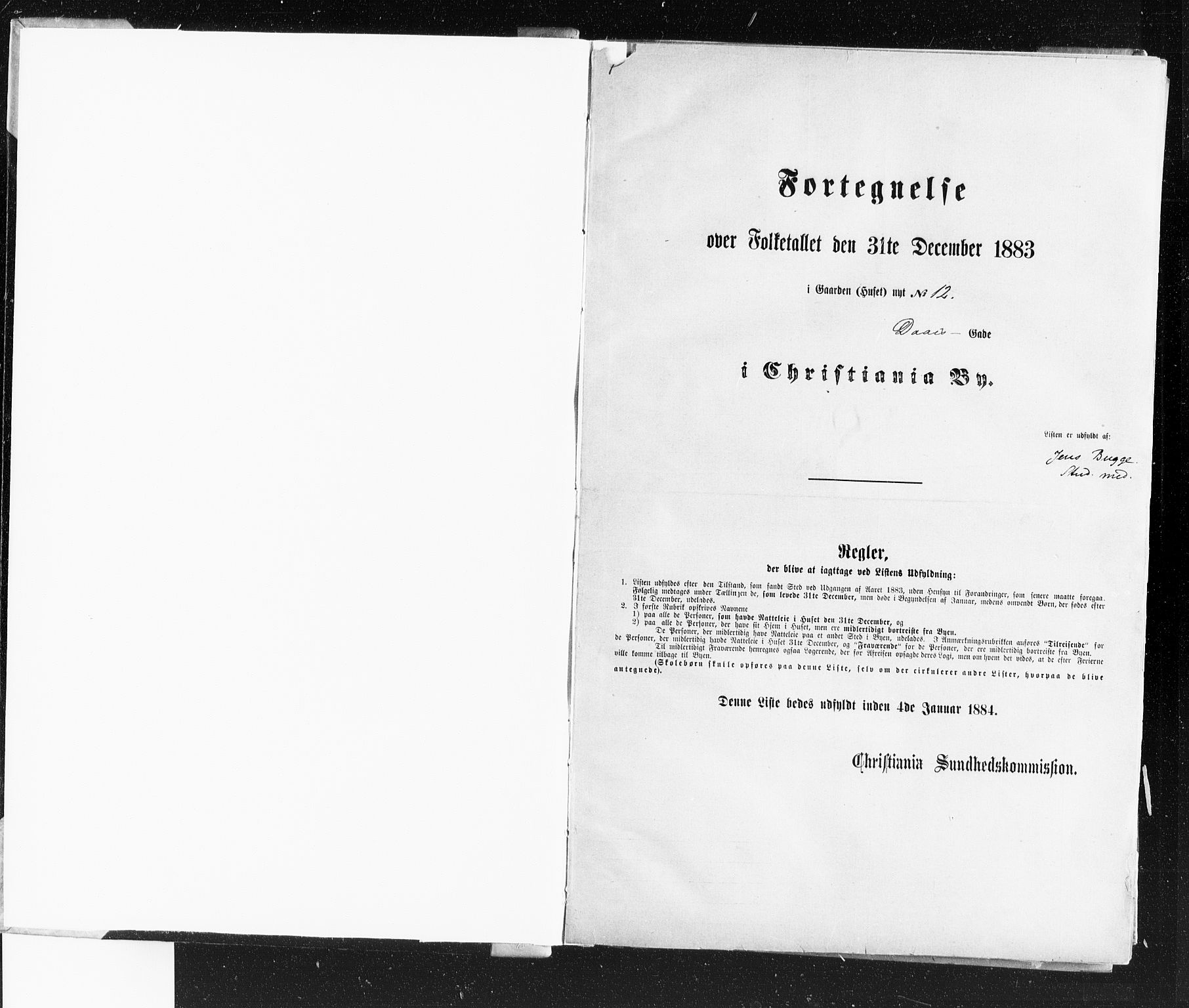 OBA, Municipal Census 1883 for Kristiania, 1883, p. 624