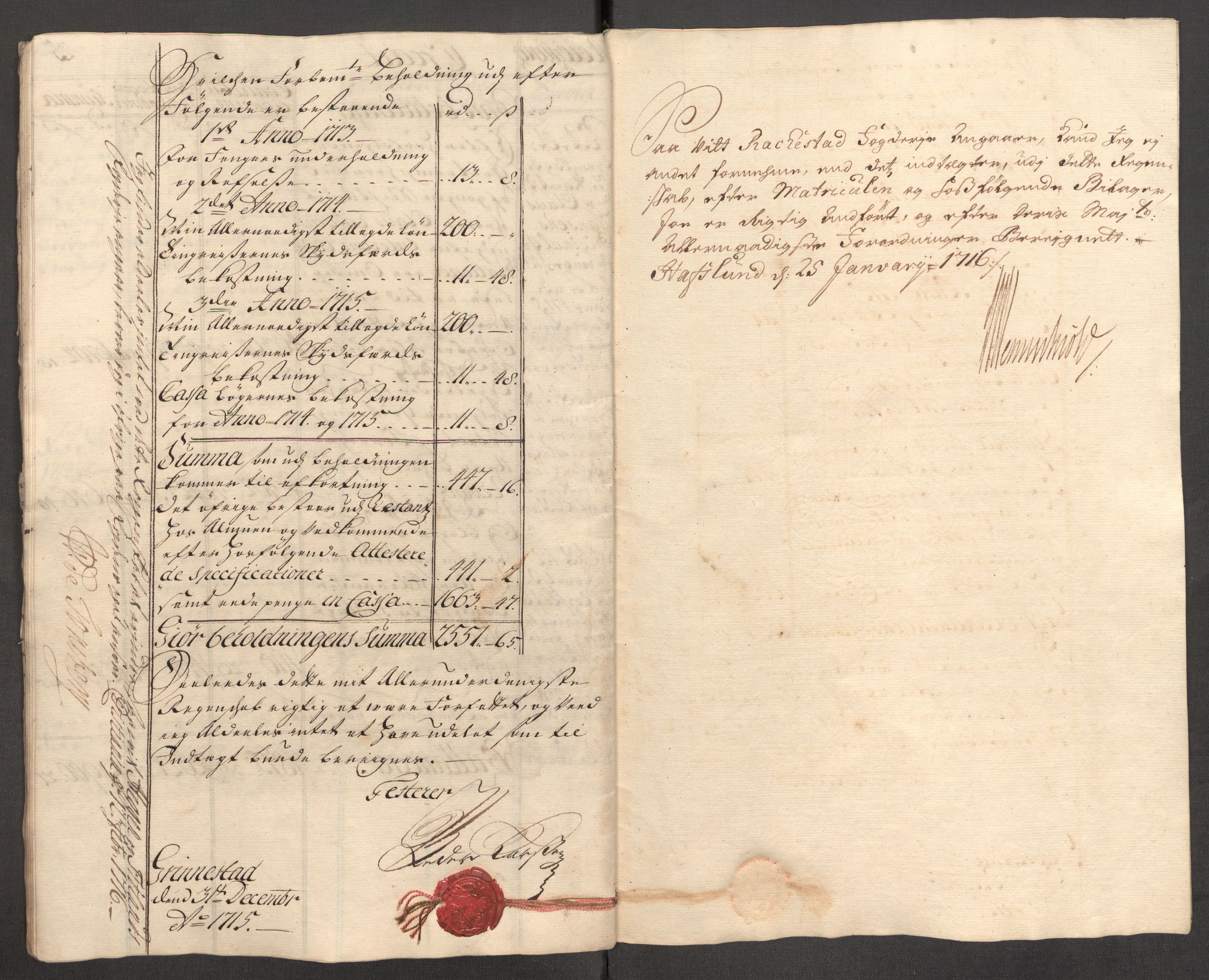 Rentekammeret inntil 1814, Reviderte regnskaper, Fogderegnskap, AV/RA-EA-4092/R07/L0309: Fogderegnskap Rakkestad, Heggen og Frøland, 1715, p. 164