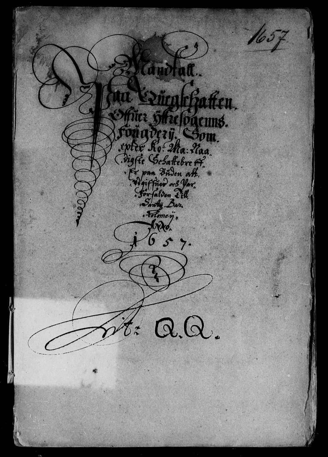 Rentekammeret inntil 1814, Reviderte regnskaper, Lensregnskaper, RA/EA-5023/R/Rb/Rbt/L0140: Bergenhus len, 1657-1658