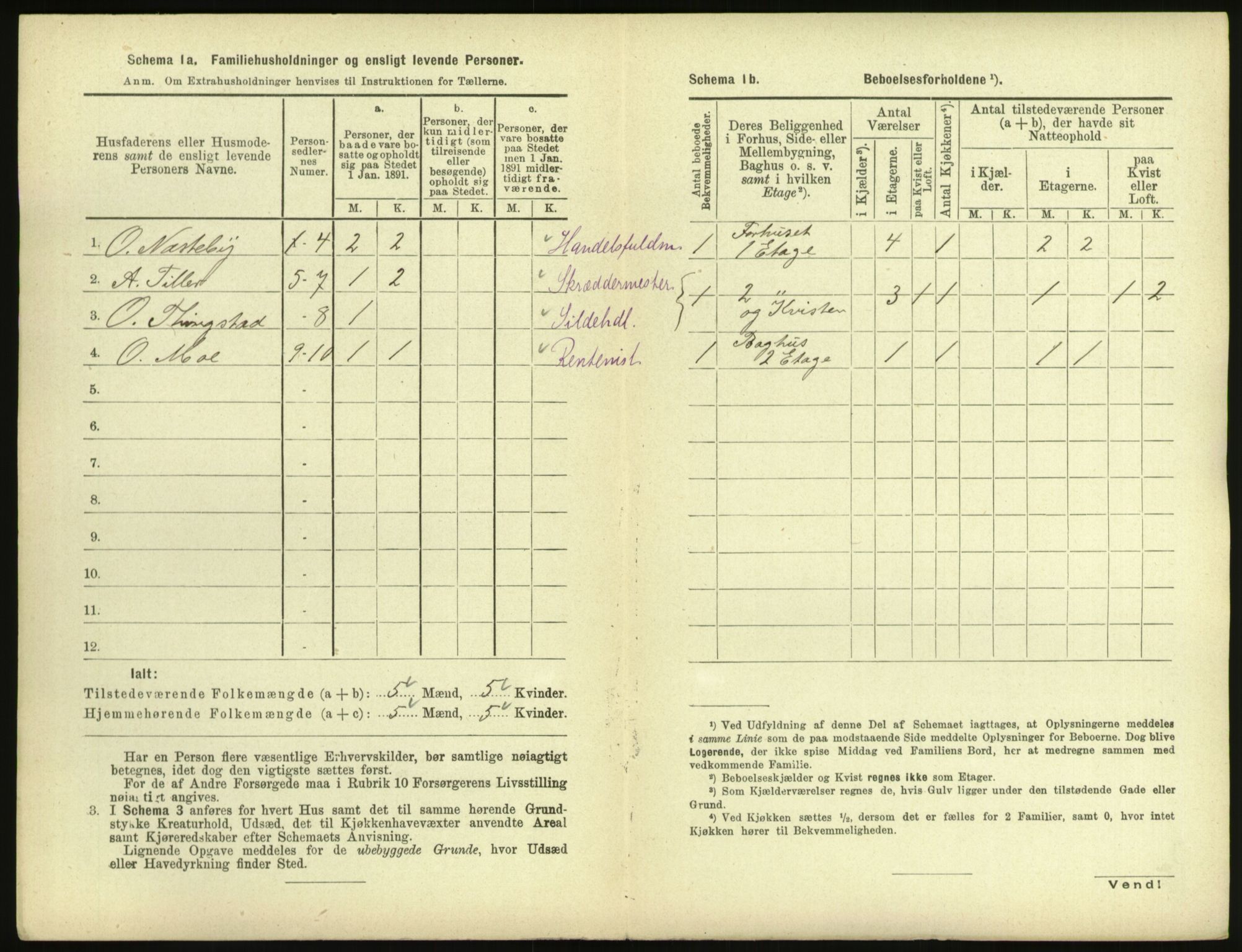 RA, 1891 census for 1601 Trondheim, 1891, p. 873