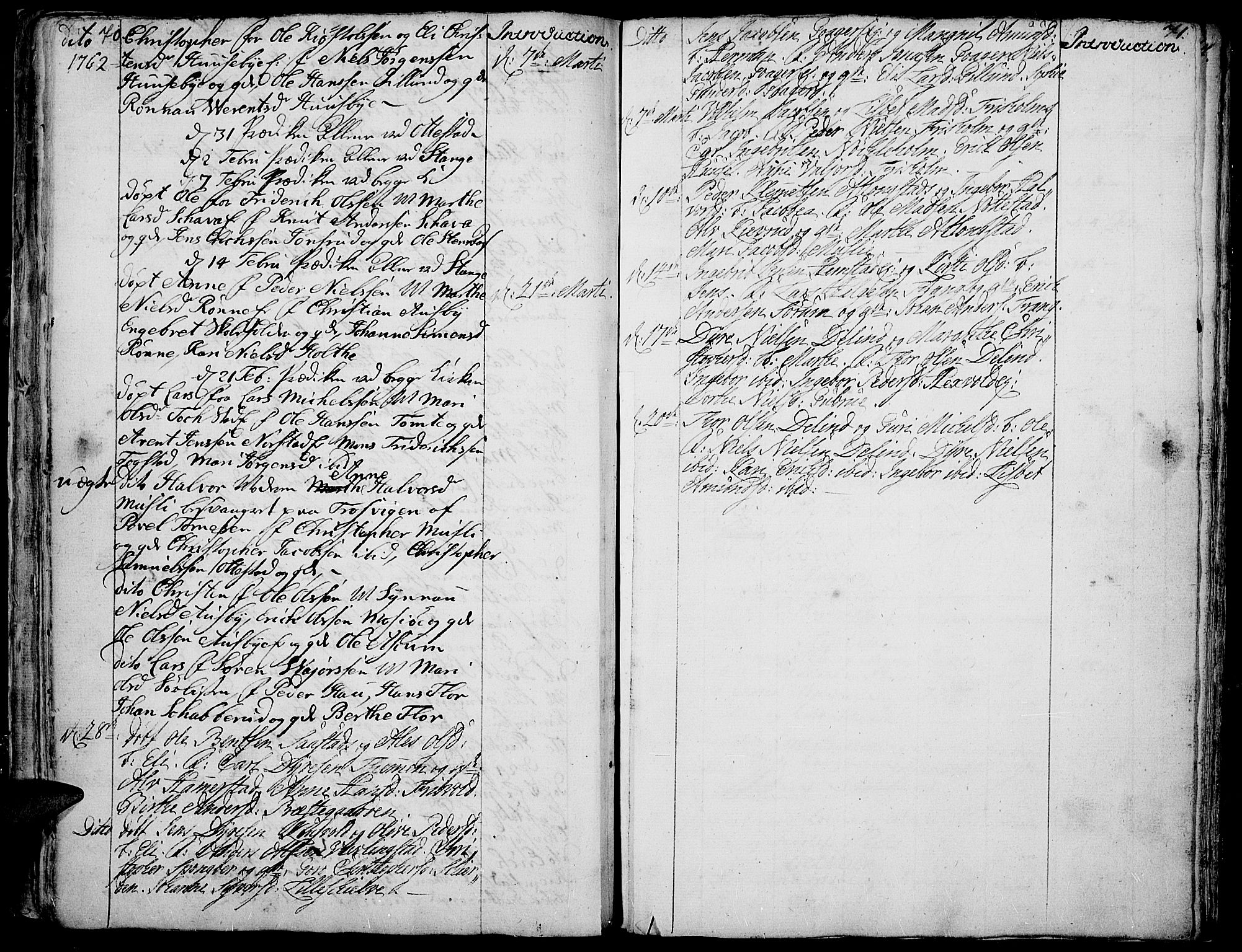 Stange prestekontor, AV/SAH-PREST-002/K/L0005: Parish register (official) no. 5, 1754-1762, p. 70-71