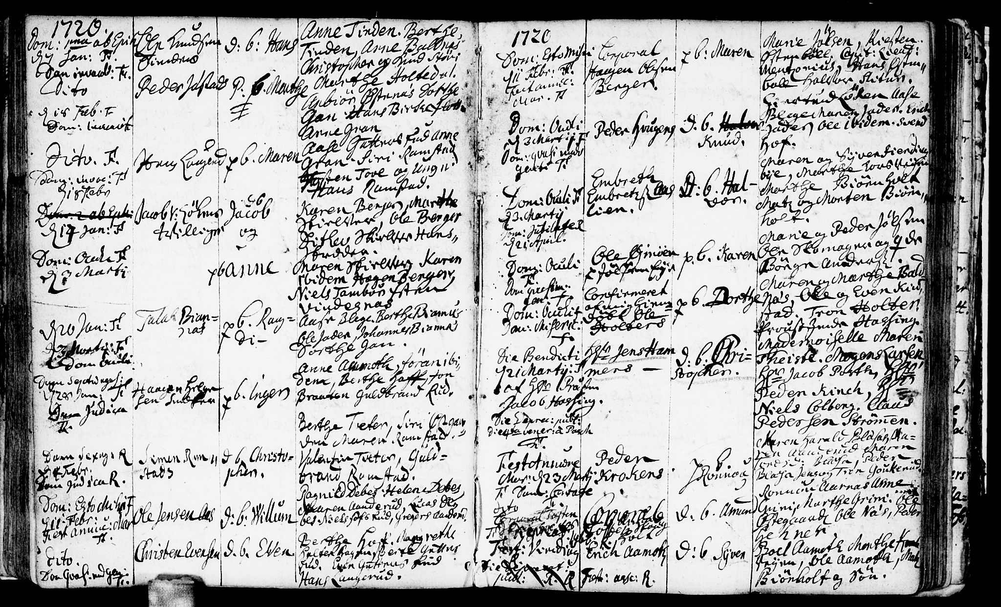 Fet prestekontor Kirkebøker, AV/SAO-A-10370a/F/Fa/L0001: Parish register (official) no. I 1, 1716-1751, p. 57