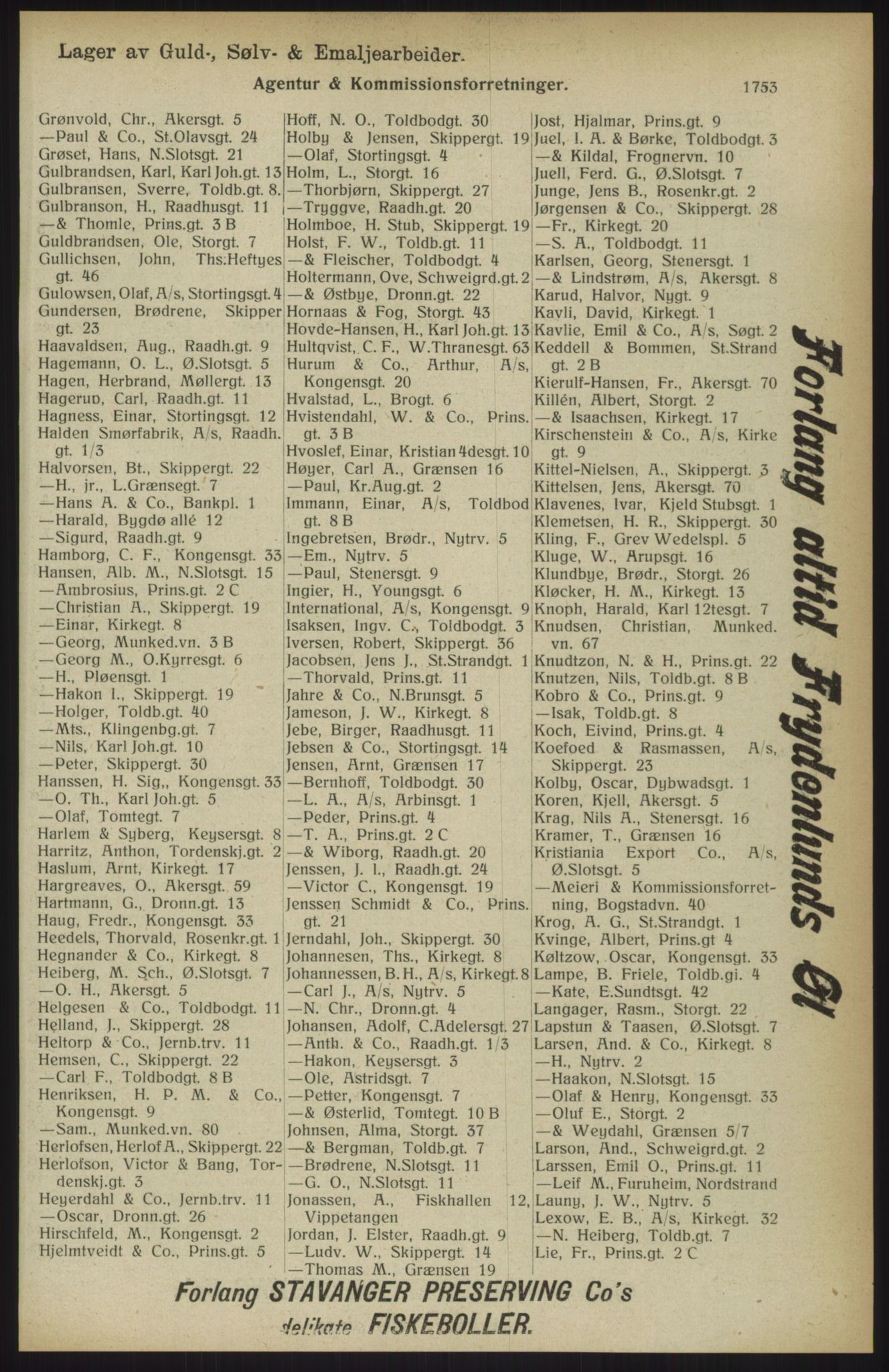 Kristiania/Oslo adressebok, PUBL/-, 1914, p. 1753