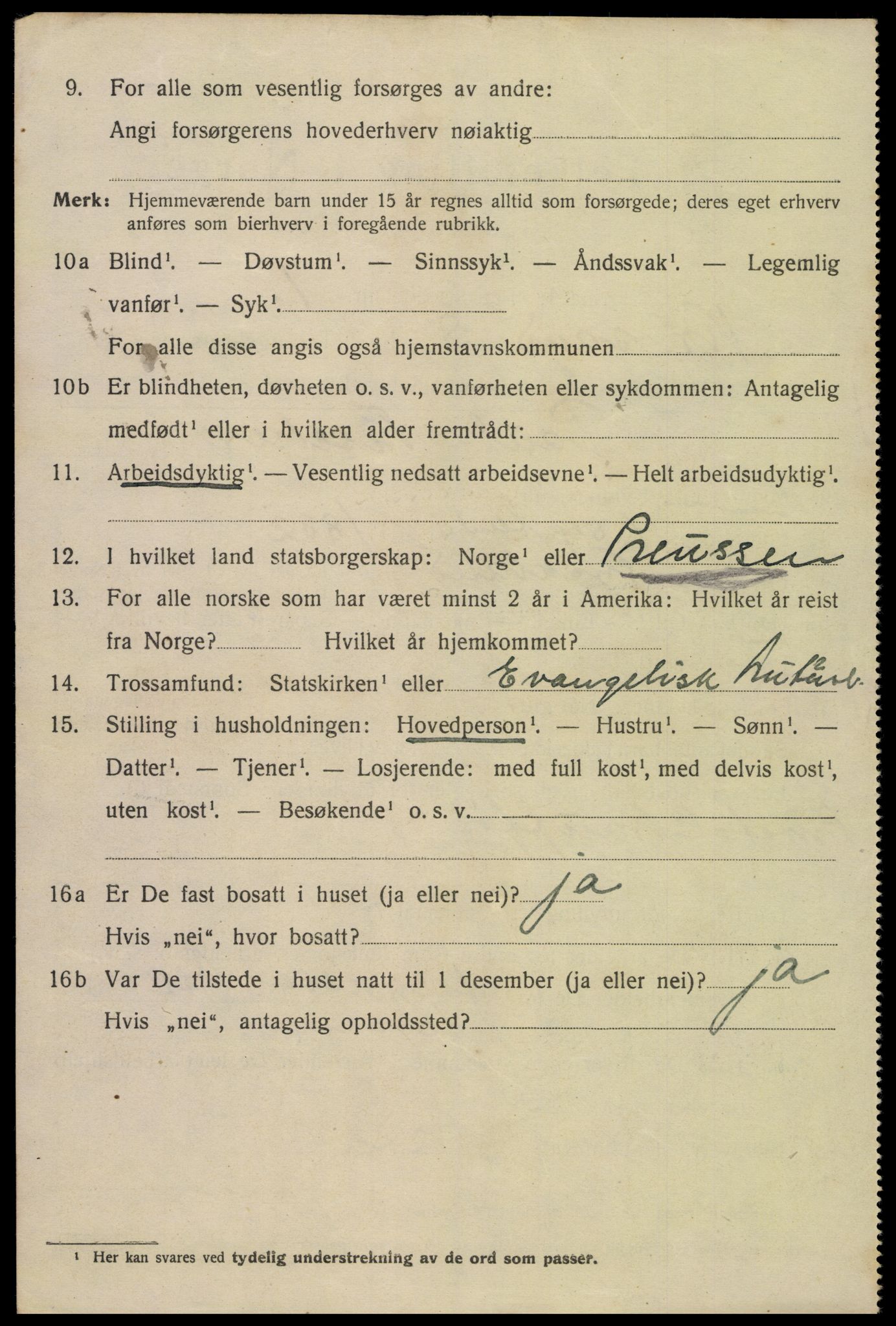 SAK, 1920 census for Kristiansand, 1920, p. 31390