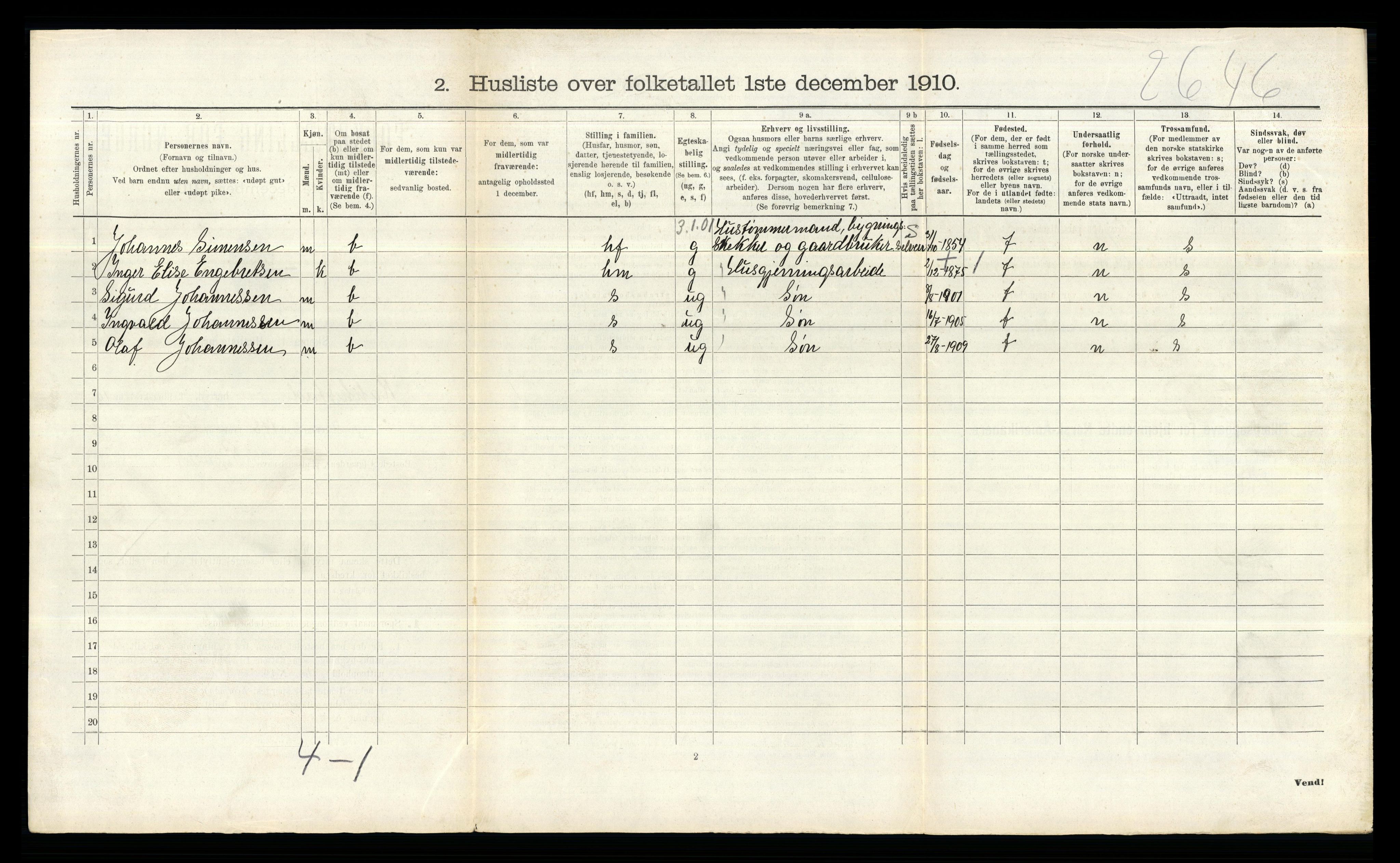 RA, 1910 census for Rakkestad, 1910, p. 1650