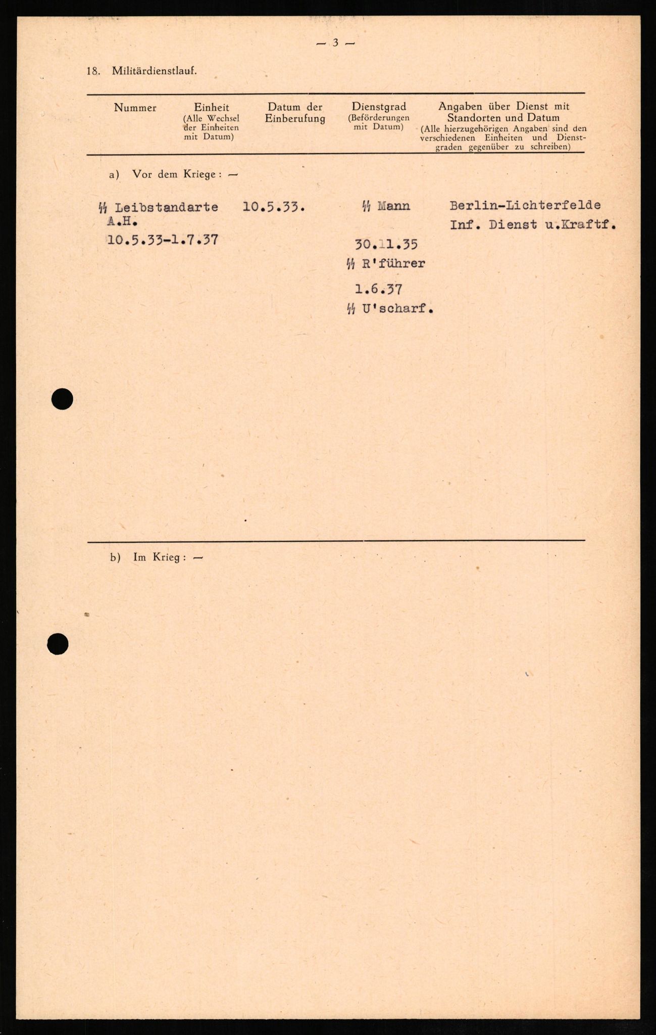 Forsvaret, Forsvarets overkommando II, AV/RA-RAFA-3915/D/Db/L0010: CI Questionaires. Tyske okkupasjonsstyrker i Norge. Tyskere., 1945-1946, p. 607