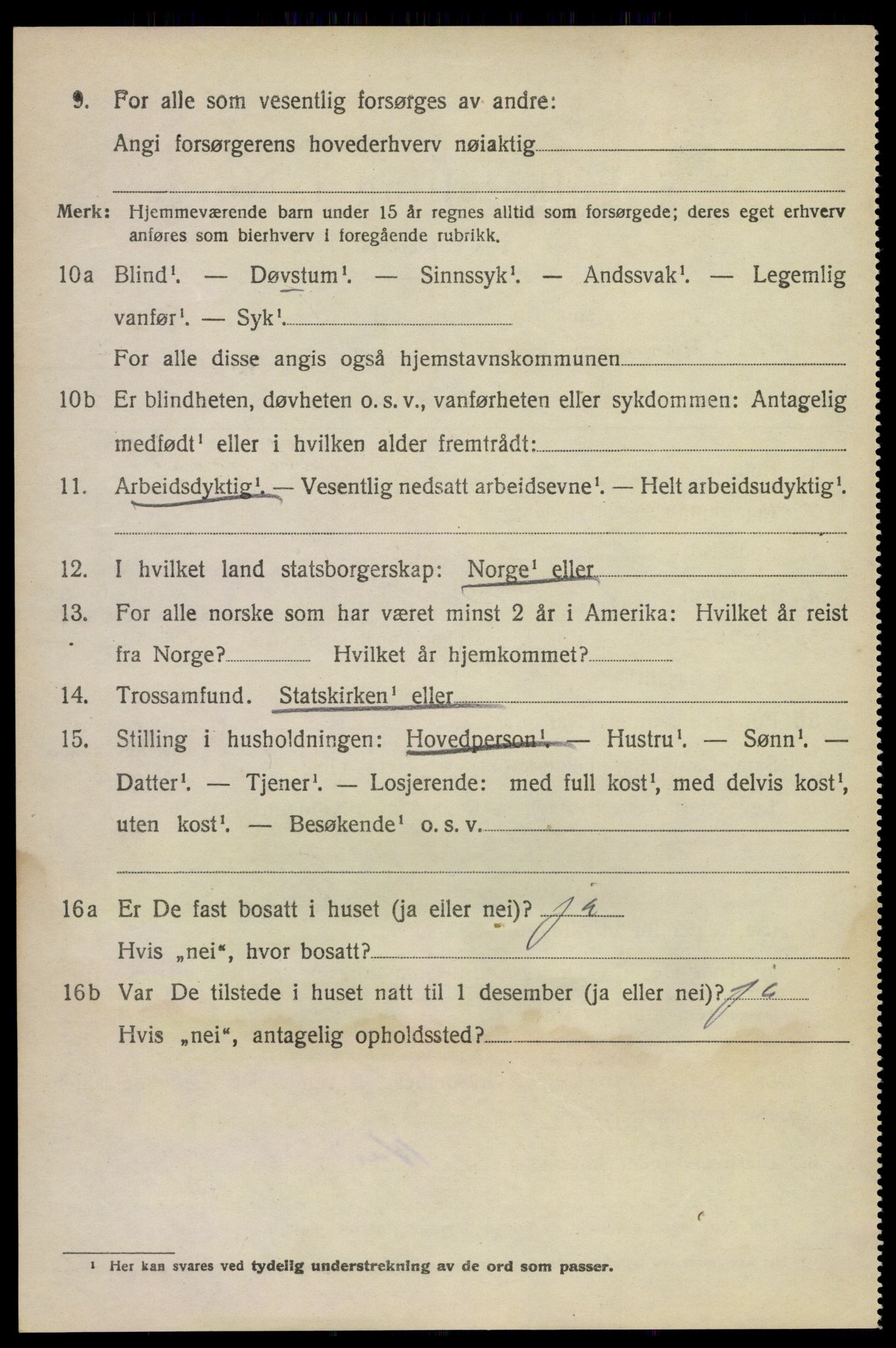 SAKO, 1920 census for Sauherad, 1920, p. 6150