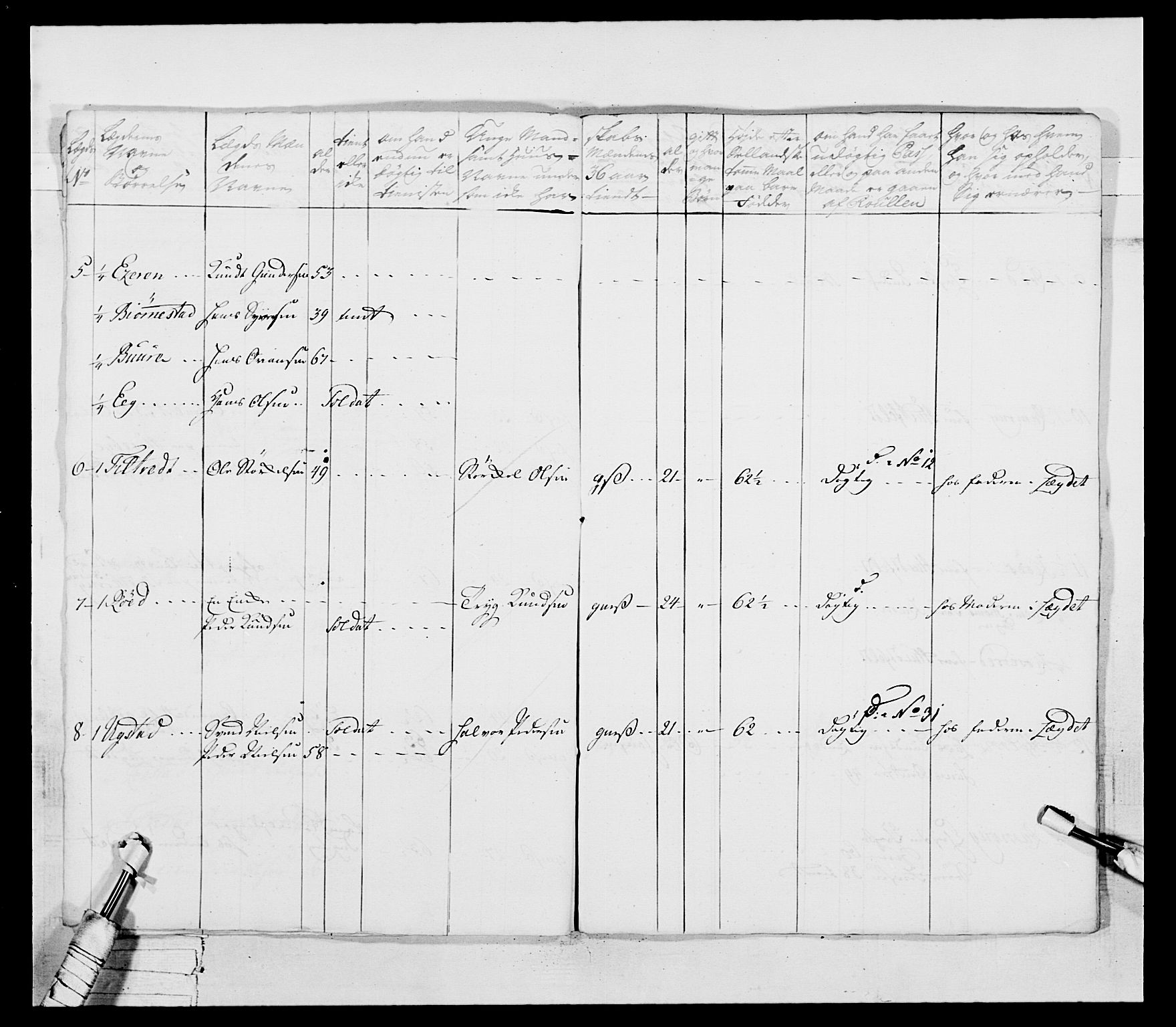 Generalitets- og kommissariatskollegiet, Det kongelige norske kommissariatskollegium, AV/RA-EA-5420/E/Eh/L0037: 1. Akershusiske nasjonale infanteriregiment, 1767-1773, p. 242