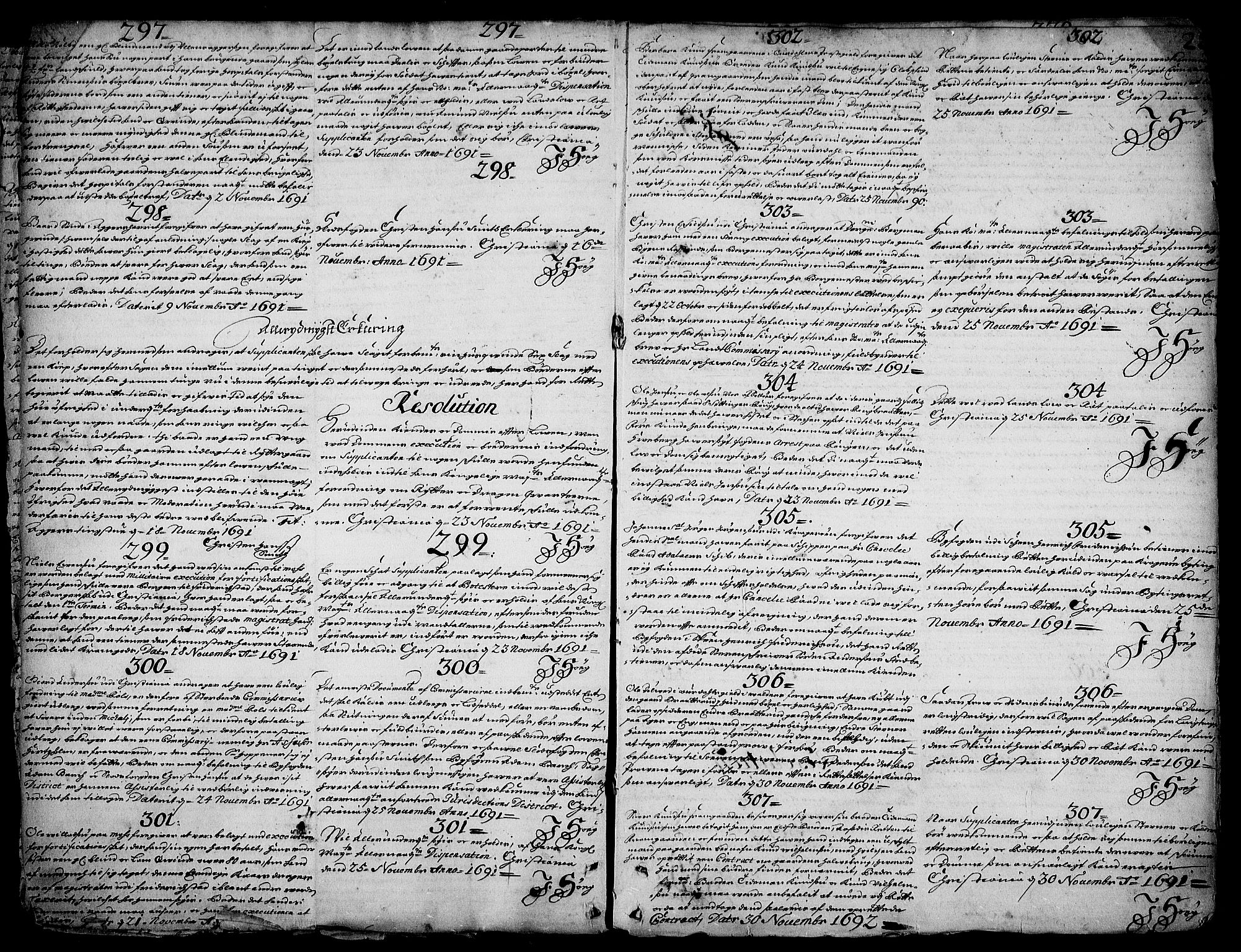 Stattholderembetet 1572-1771, AV/RA-EA-2870/Ad/L0004: Supplikasjons- og resolusjonsprotokoll, 1683-1691, p. 223b-224a