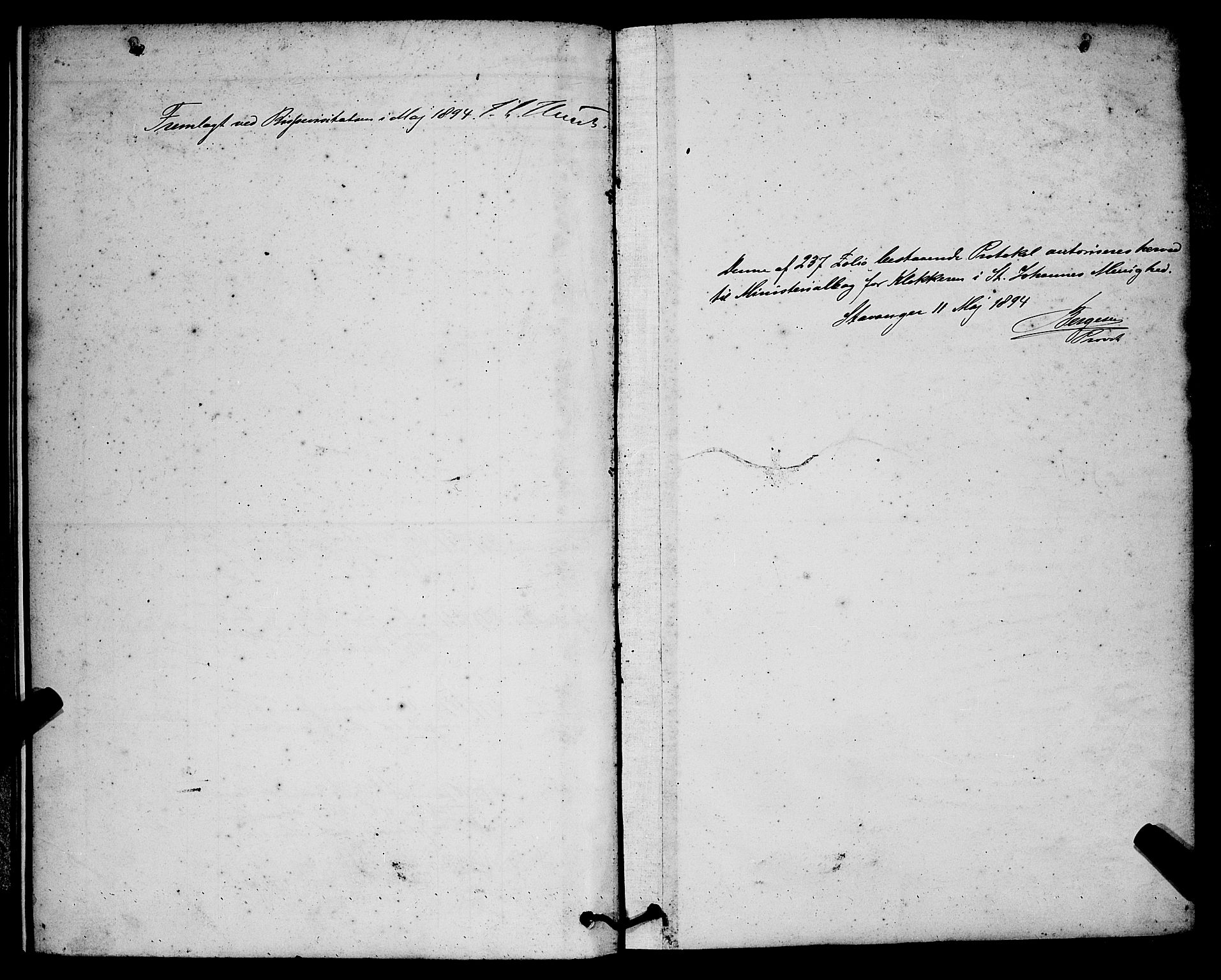 St. Johannes sokneprestkontor, SAST/A-101814/001/30/30BB/L0003: Parish register (copy) no. B 3, 1893-1900