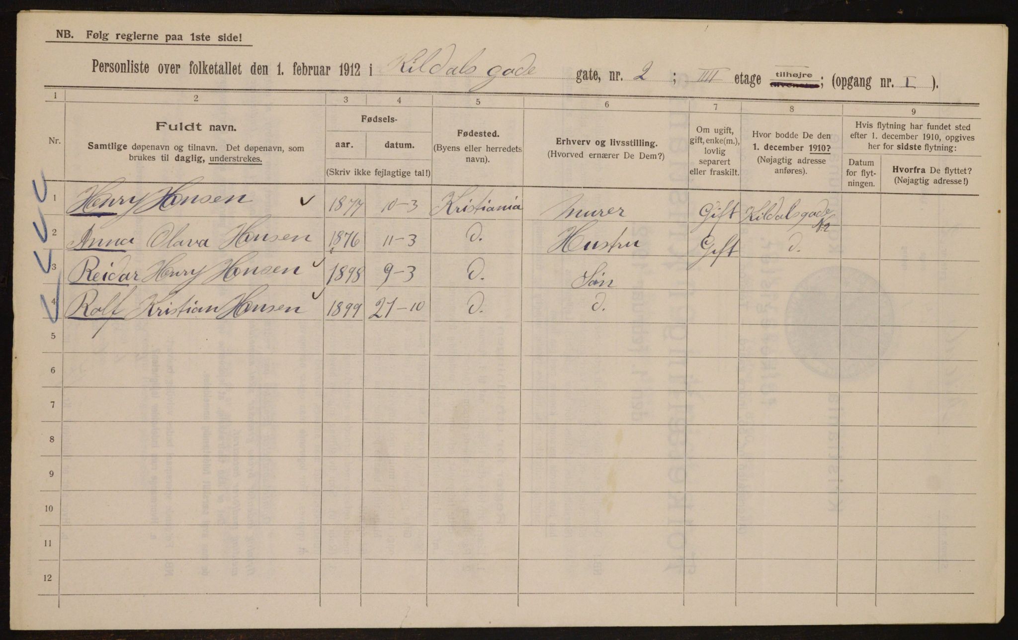 OBA, Municipal Census 1912 for Kristiania, 1912, p. 49759