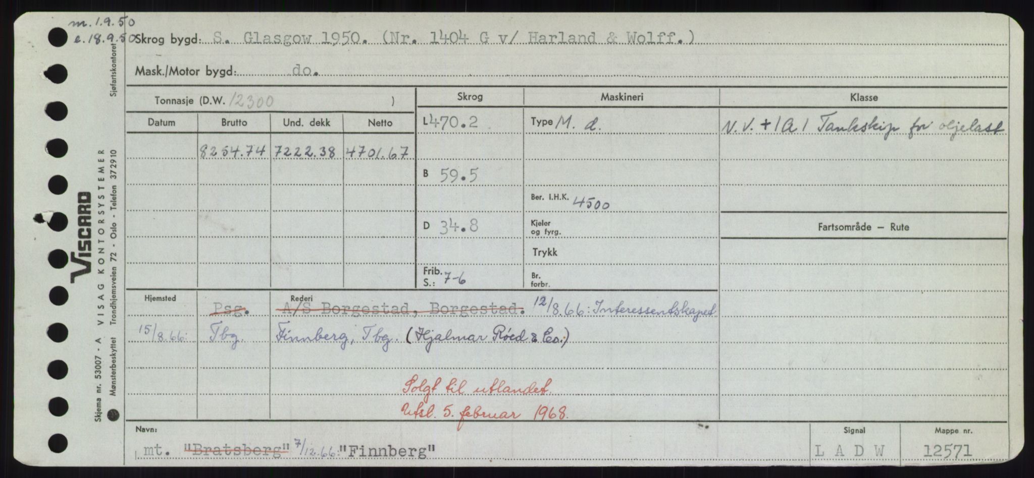 Sjøfartsdirektoratet med forløpere, Skipsmålingen, RA/S-1627/H/Hd/L0010: Fartøy, F-Fjø, p. 507