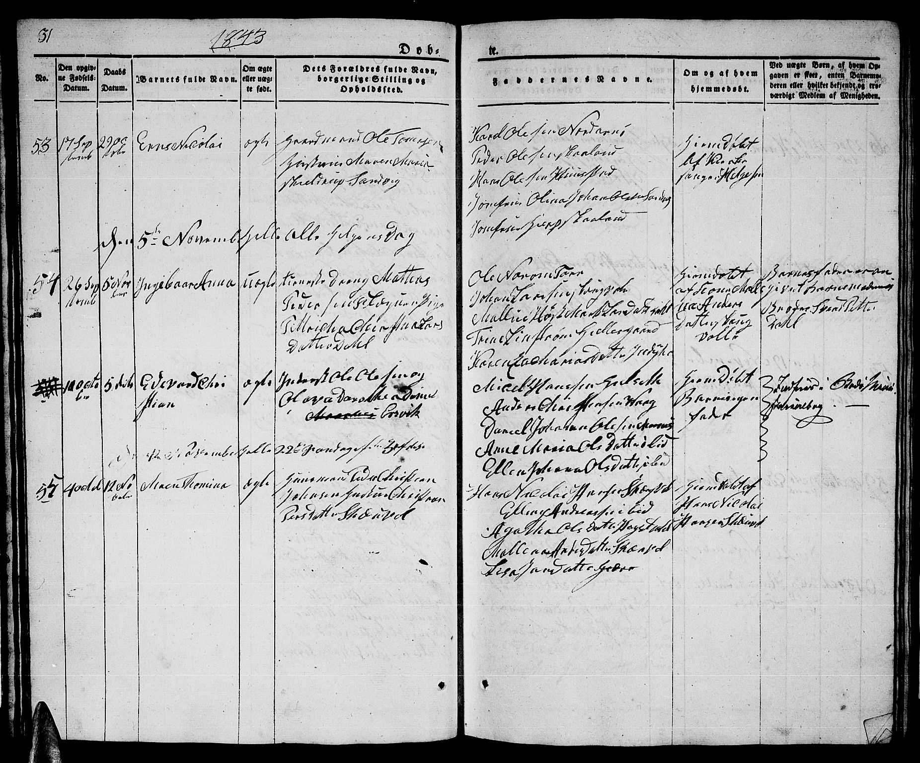 Ministerialprotokoller, klokkerbøker og fødselsregistre - Nordland, AV/SAT-A-1459/805/L0106: Parish register (copy) no. 805C02, 1841-1861, p. 31