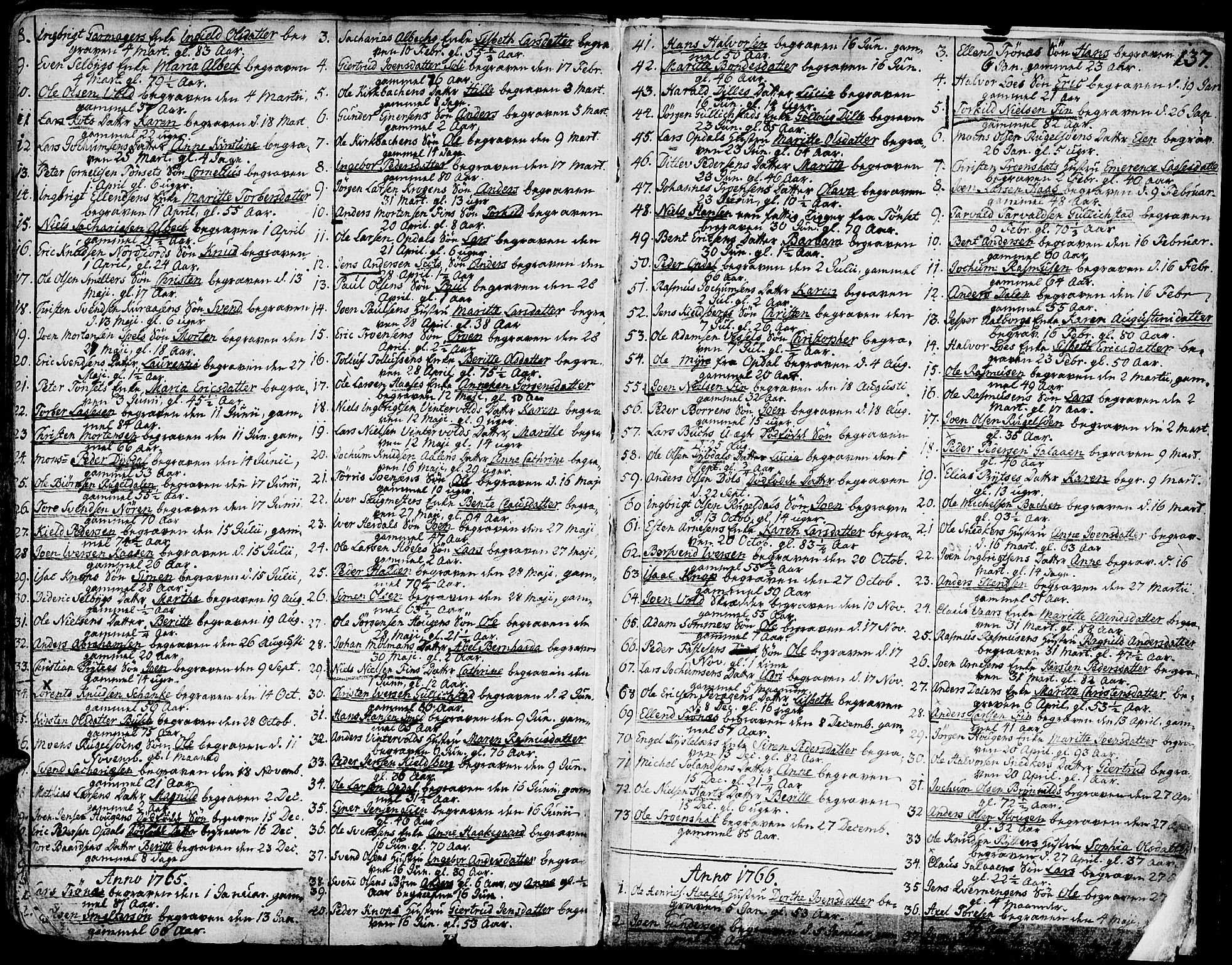 Ministerialprotokoller, klokkerbøker og fødselsregistre - Sør-Trøndelag, AV/SAT-A-1456/681/L0925: Parish register (official) no. 681A03, 1727-1766, p. 137