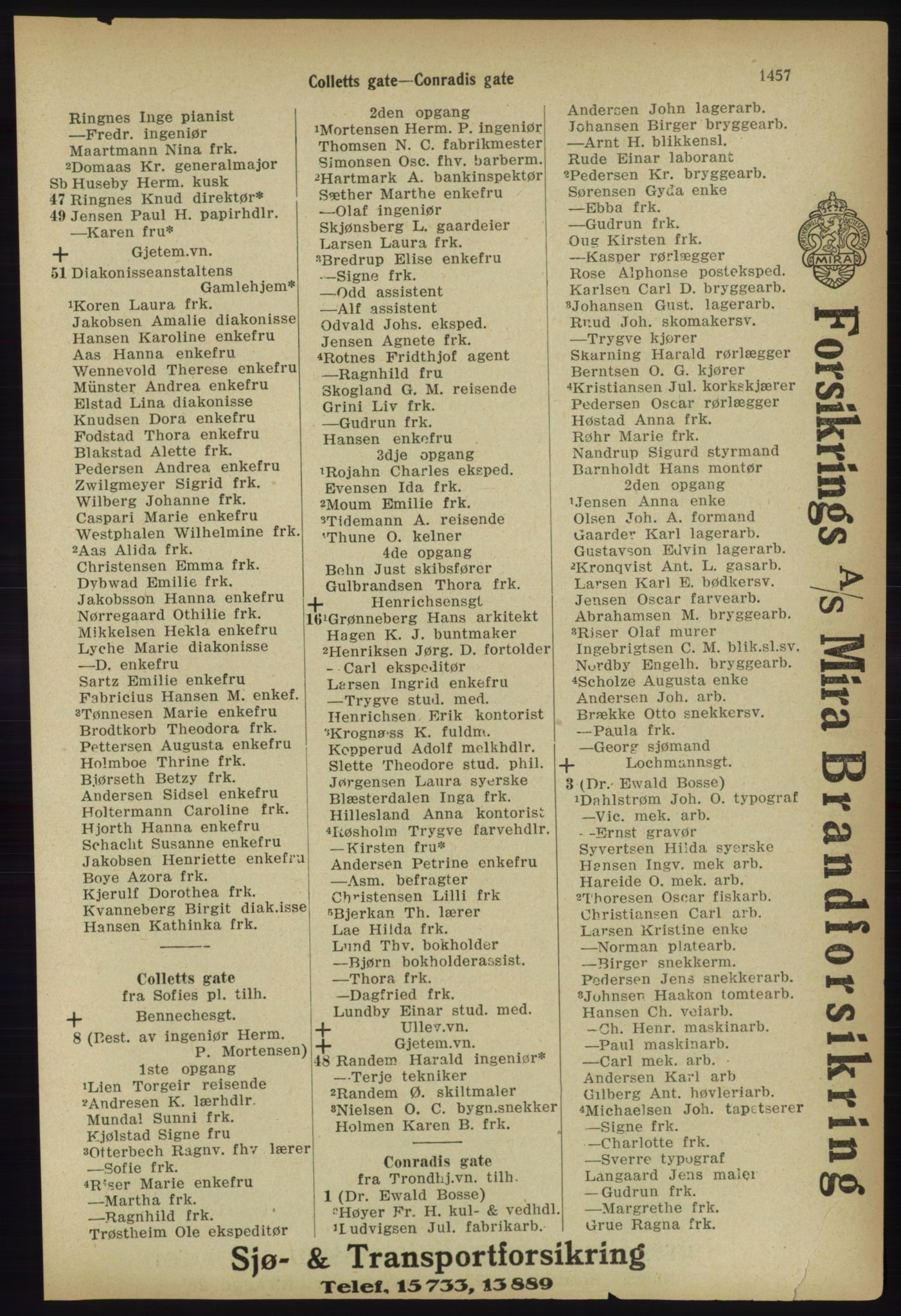 Kristiania/Oslo adressebok, PUBL/-, 1918, p. 1610