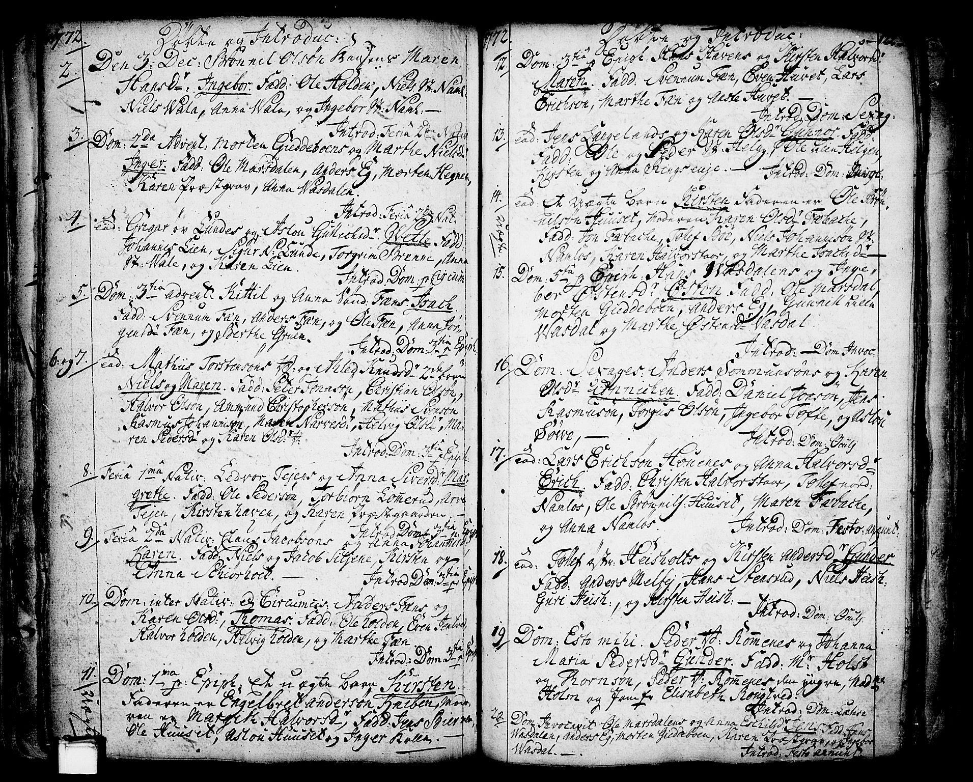 Holla kirkebøker, SAKO/A-272/F/Fa/L0001: Parish register (official) no. 1, 1717-1779, p. 122