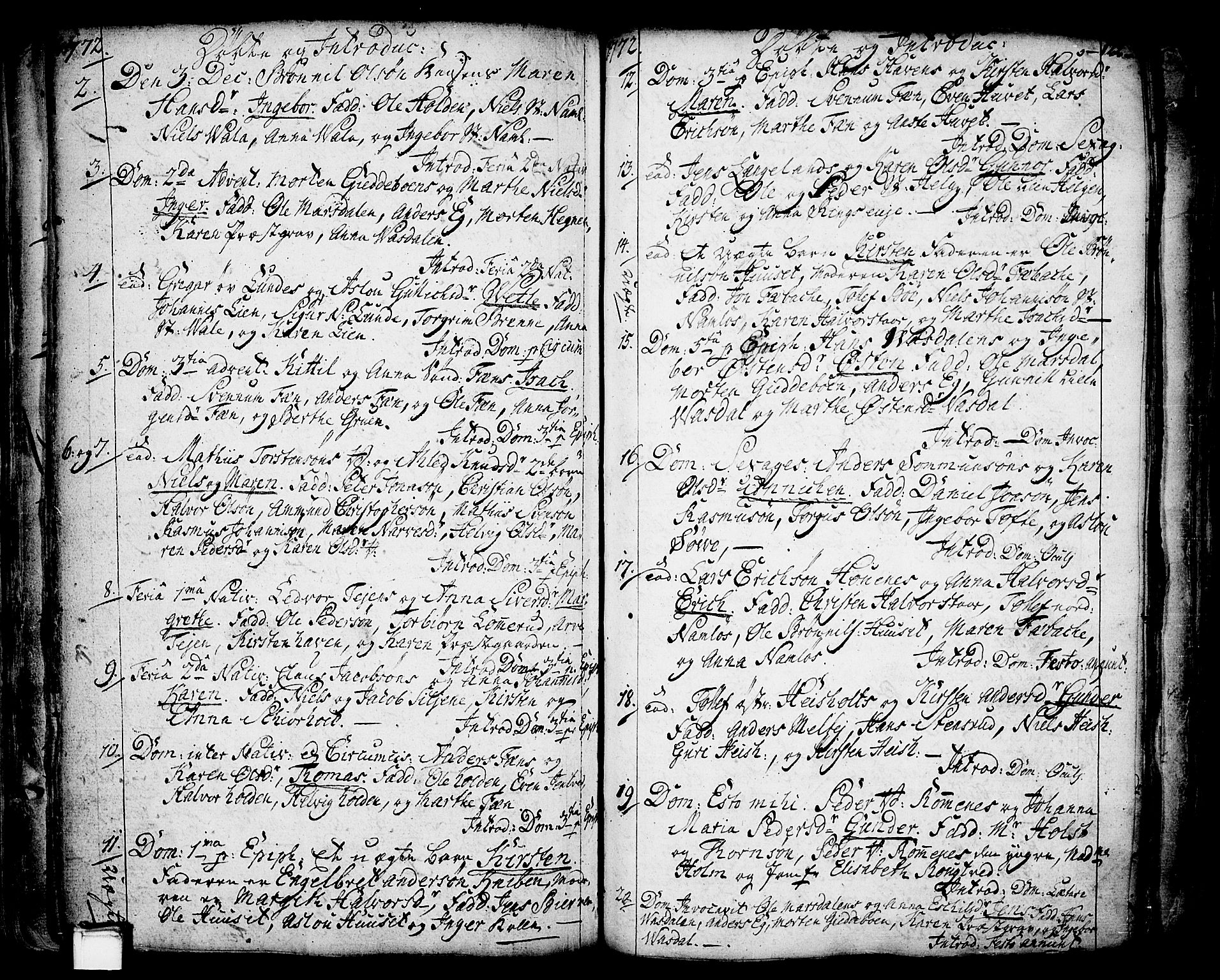 Holla kirkebøker, AV/SAKO-A-272/F/Fa/L0001: Parish register (official) no. 1, 1717-1779, p. 122