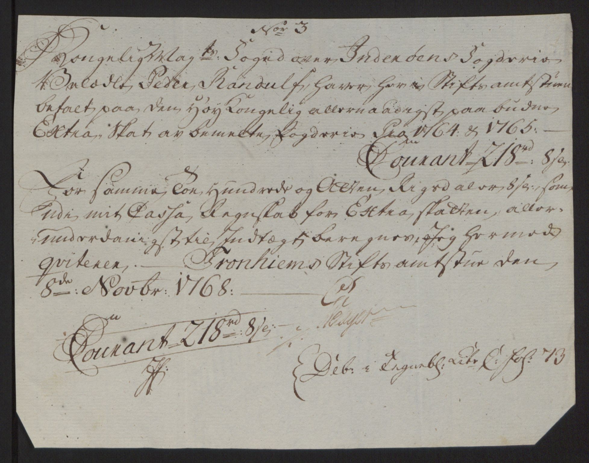 Rentekammeret inntil 1814, Reviderte regnskaper, Fogderegnskap, RA/EA-4092/R63/L4420: Ekstraskatten Inderøy, 1762-1772, p. 187