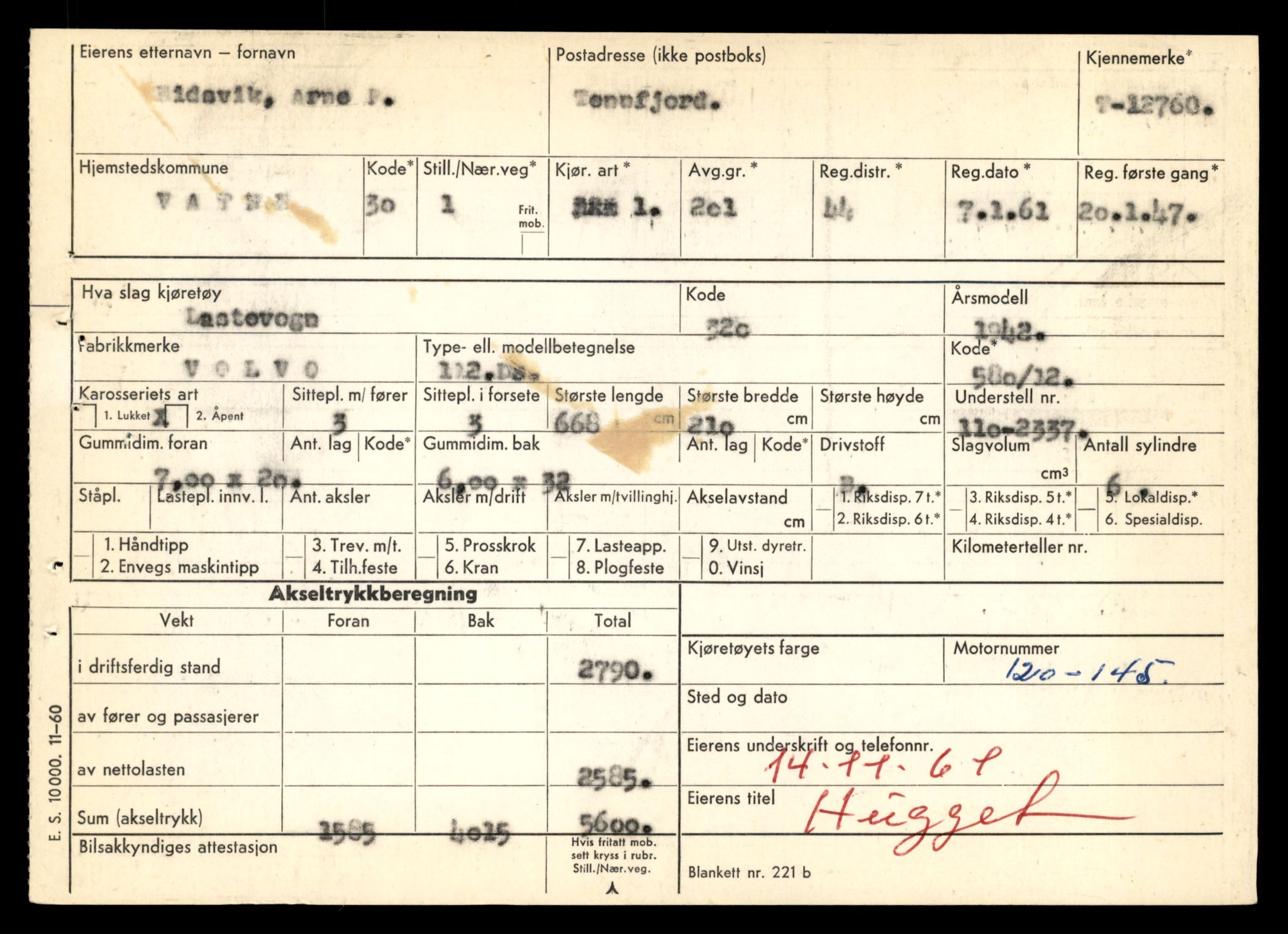 Møre og Romsdal vegkontor - Ålesund trafikkstasjon, AV/SAT-A-4099/F/Fe/L0035: Registreringskort for kjøretøy T 12653 - T 12829, 1927-1998, p. 2518