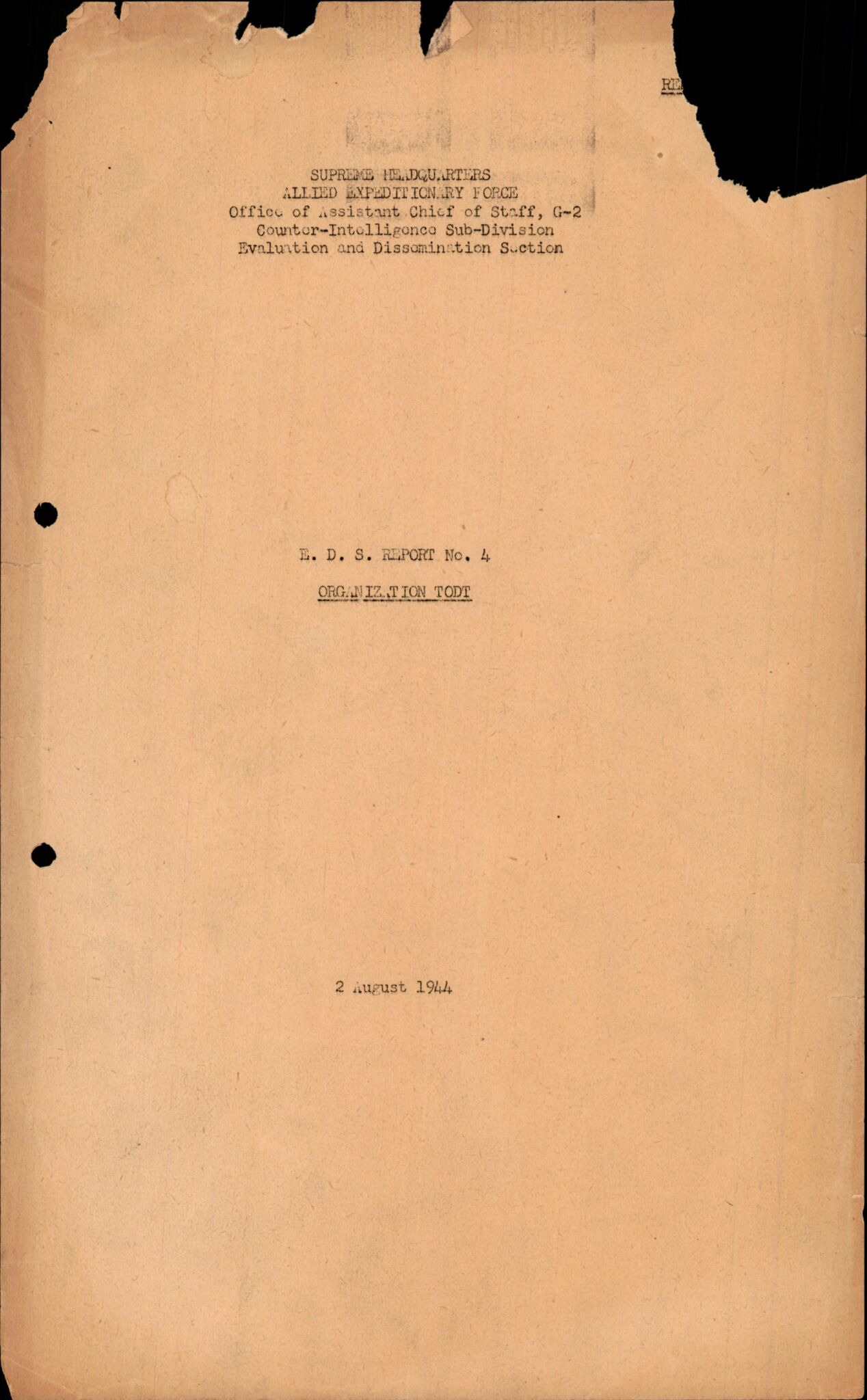 Forsvarets Overkommando. 2 kontor. Arkiv 11.4. Spredte tyske arkivsaker, AV/RA-RAFA-7031/D/Dar/Darc/L0016: FO.II, 1945, p. 2