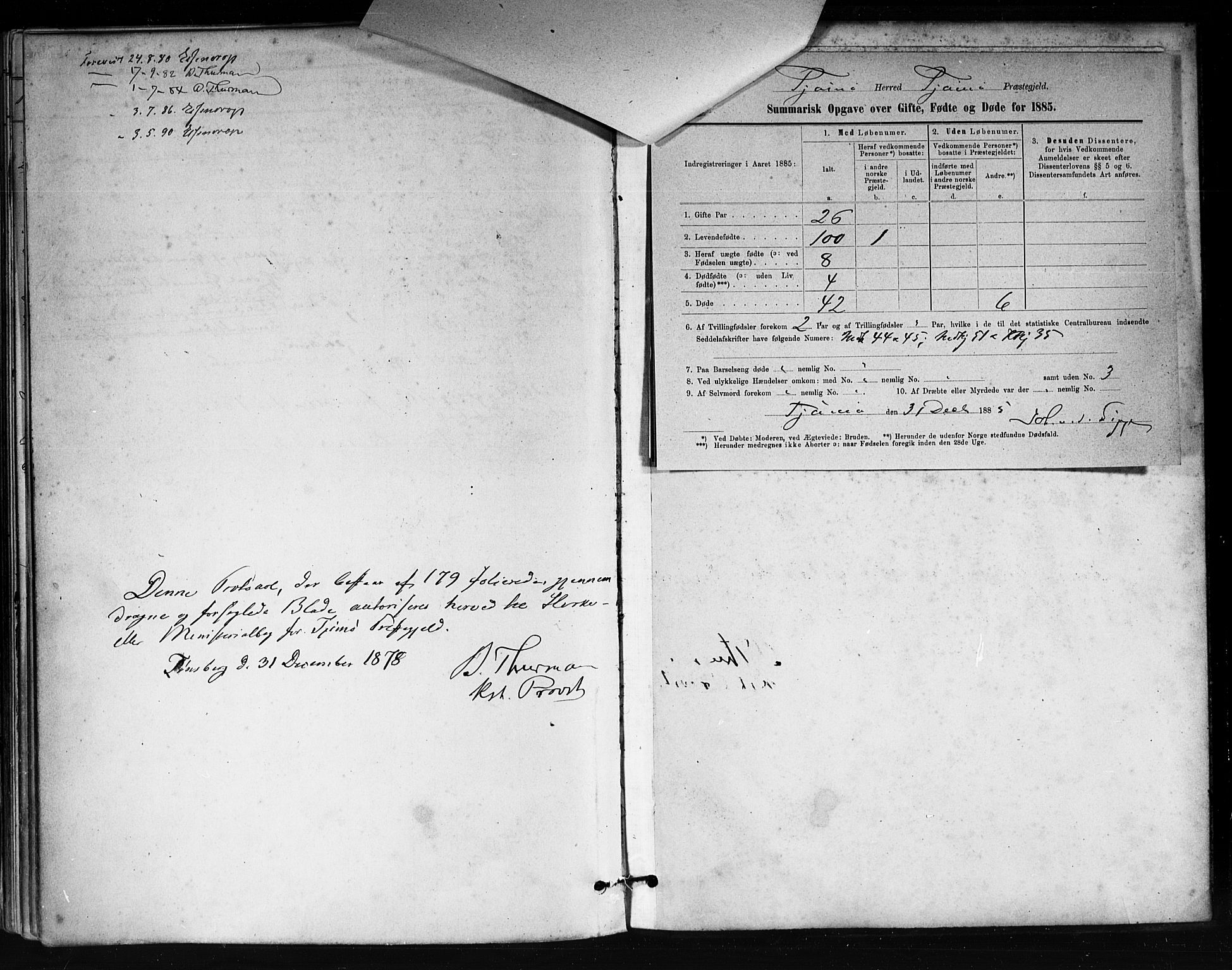 Tjøme kirkebøker, AV/SAKO-A-328/F/Fa/L0001: Parish register (official) no. I 1, 1879-1890