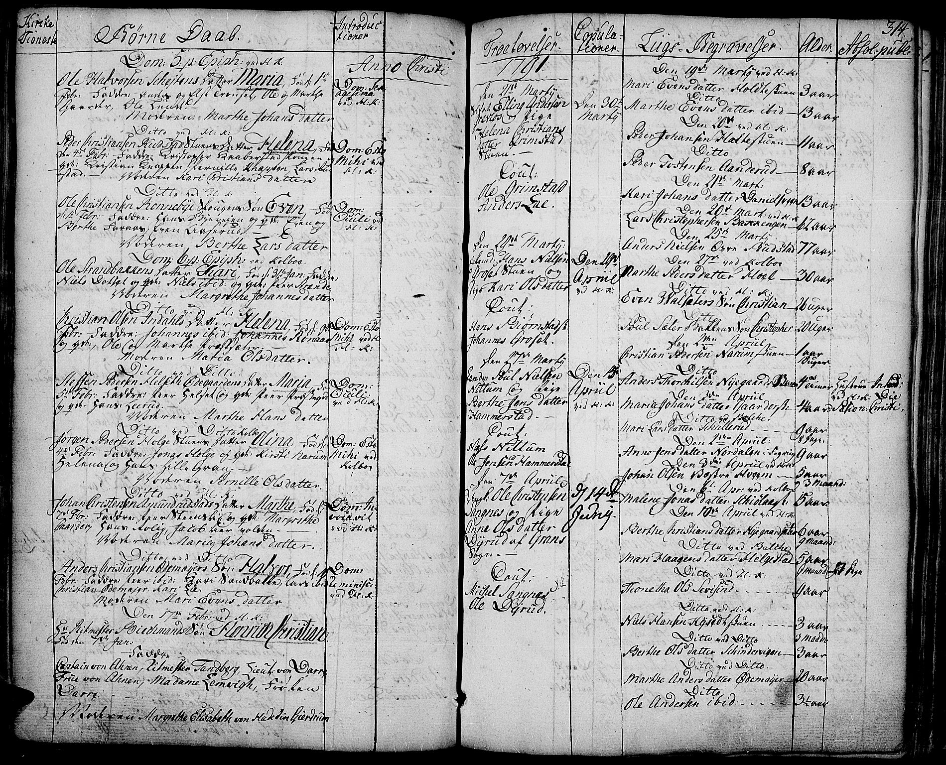 Toten prestekontor, SAH/PREST-102/H/Ha/Haa/L0006: Parish register (official) no. 6, 1773-1793, p. 314