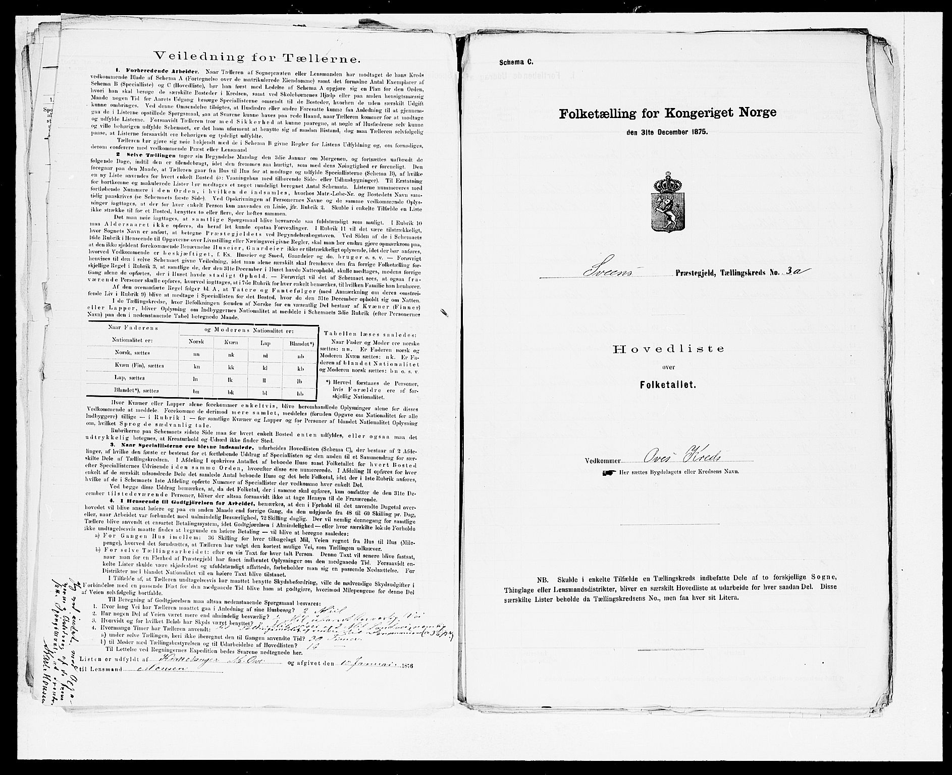 SAB, 1875 census for 1216P Sveio, 1875, p. 6